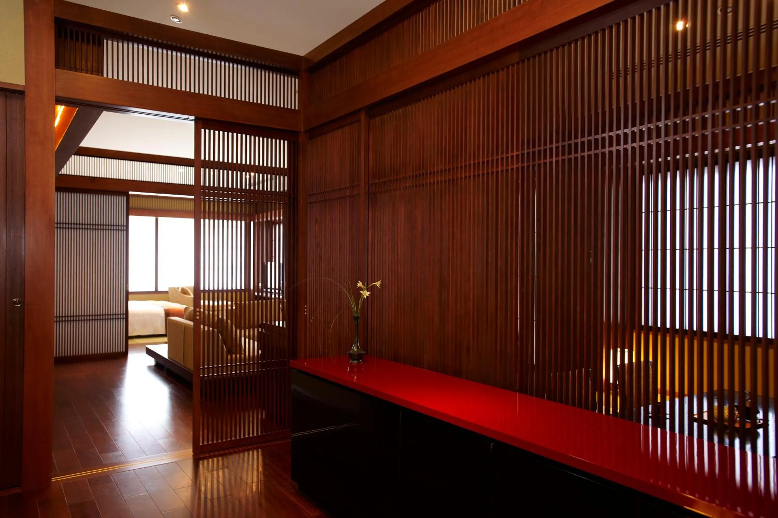 Living room in 竹泉荘 Chikusenso Onsen
