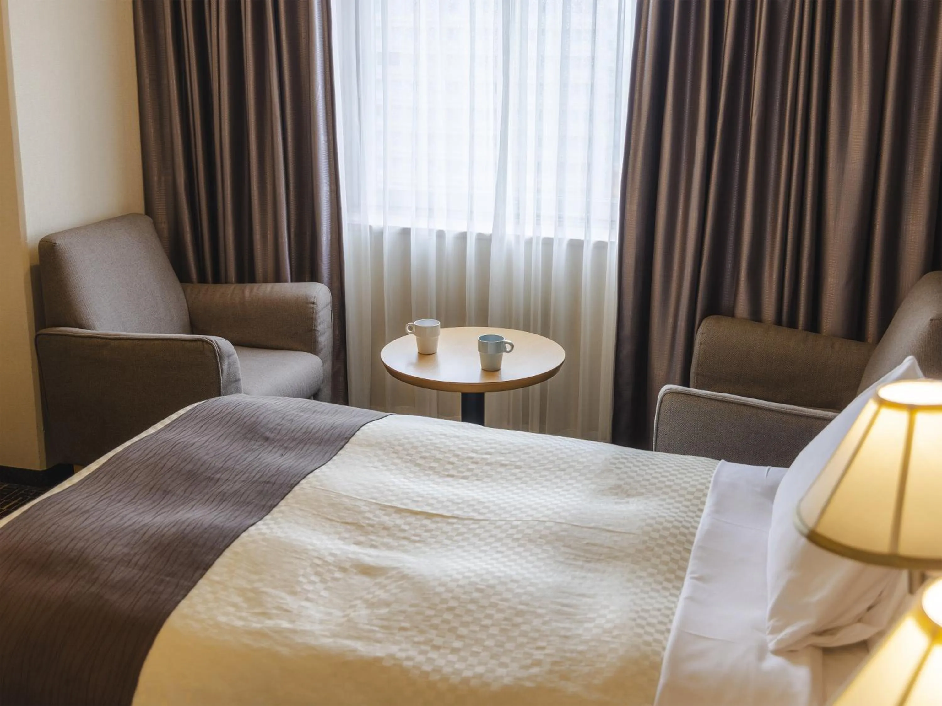 Photo of the whole room, Bed in Canal City Fukuoka Washington Hotel