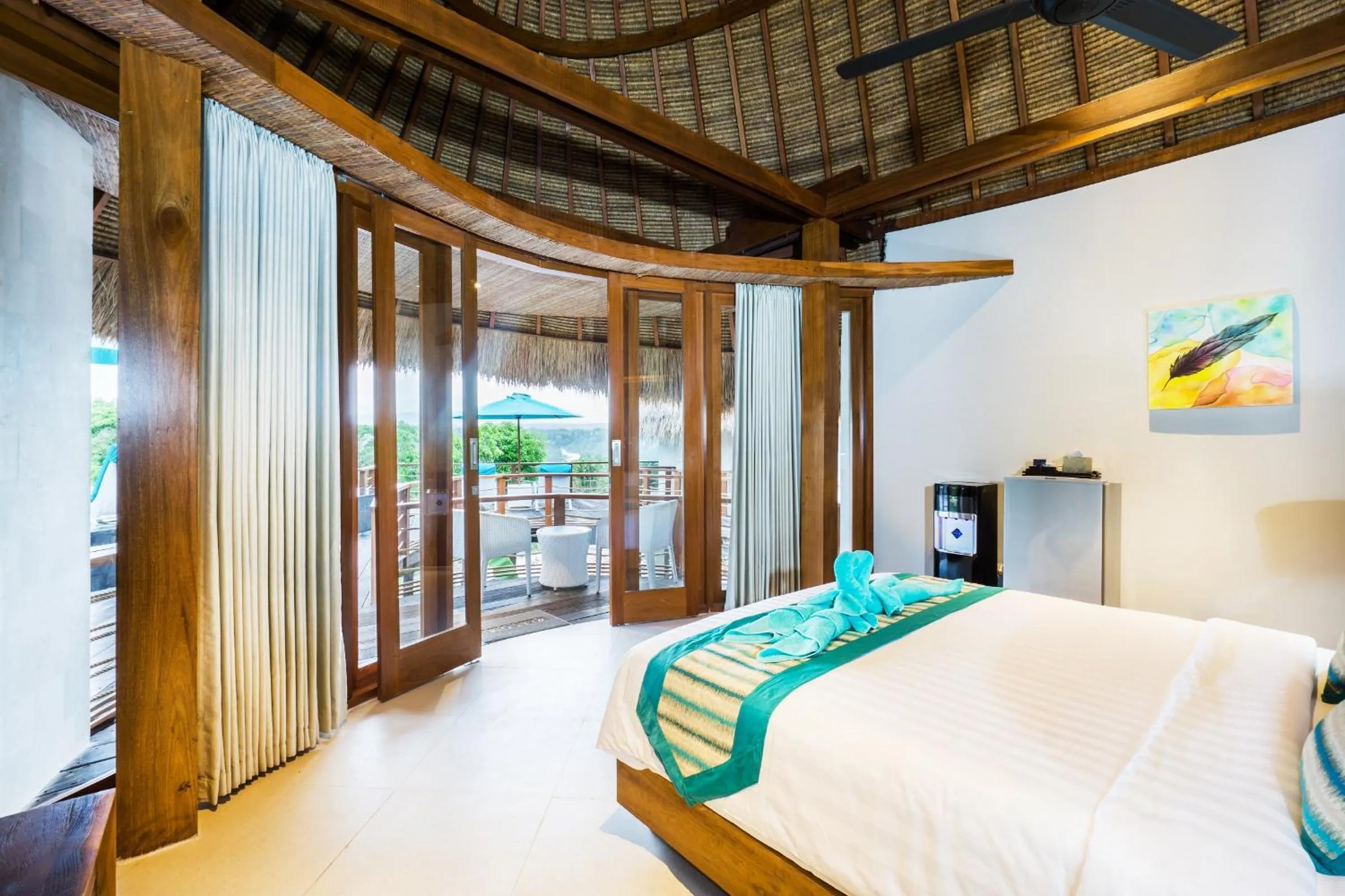 Bedroom, Bed in C-View Villas