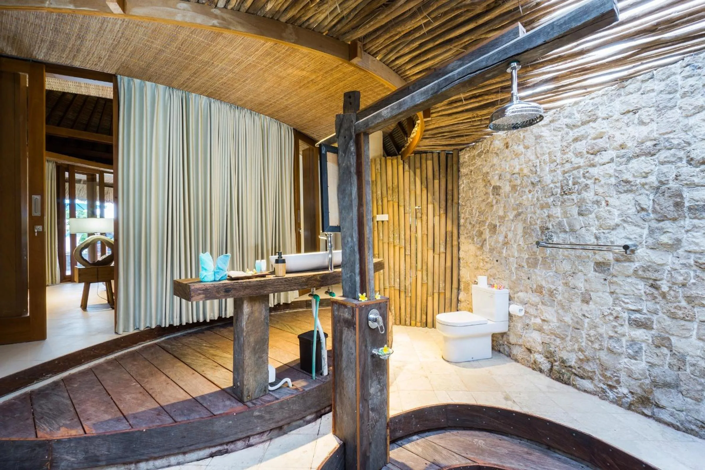 Bathroom in C-View Villas