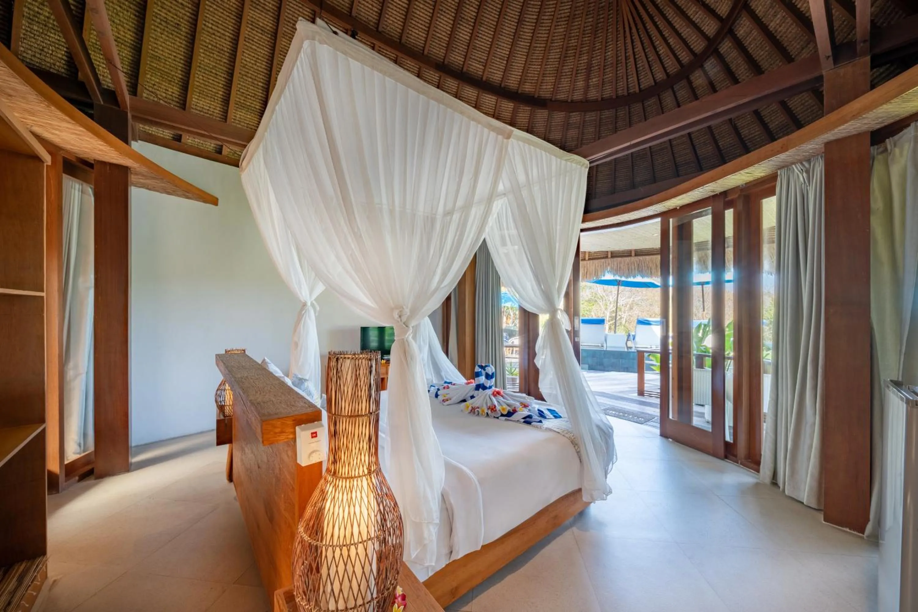 Bedroom, Bed in C-View Villas