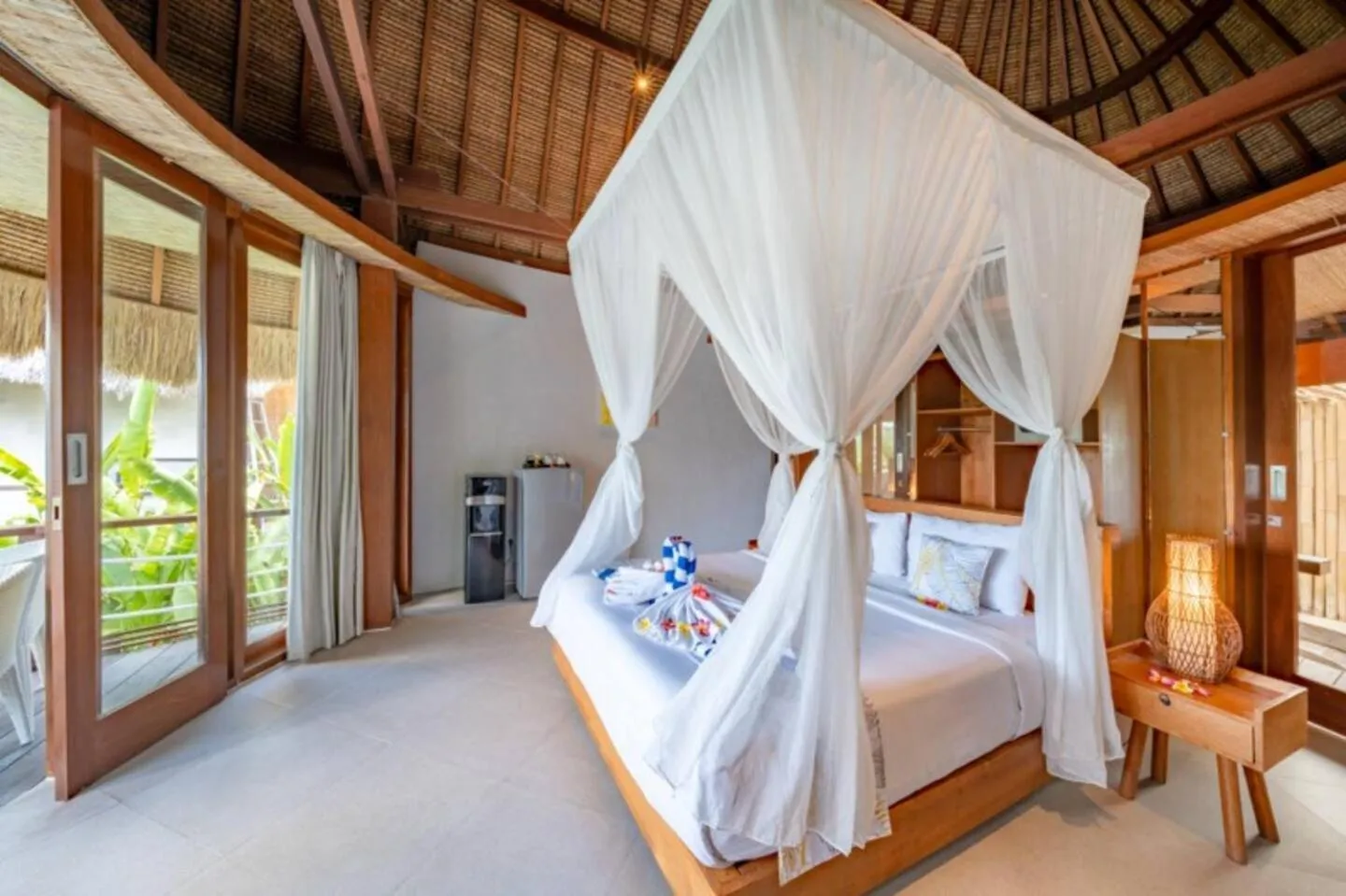 Bed in C-View Villas