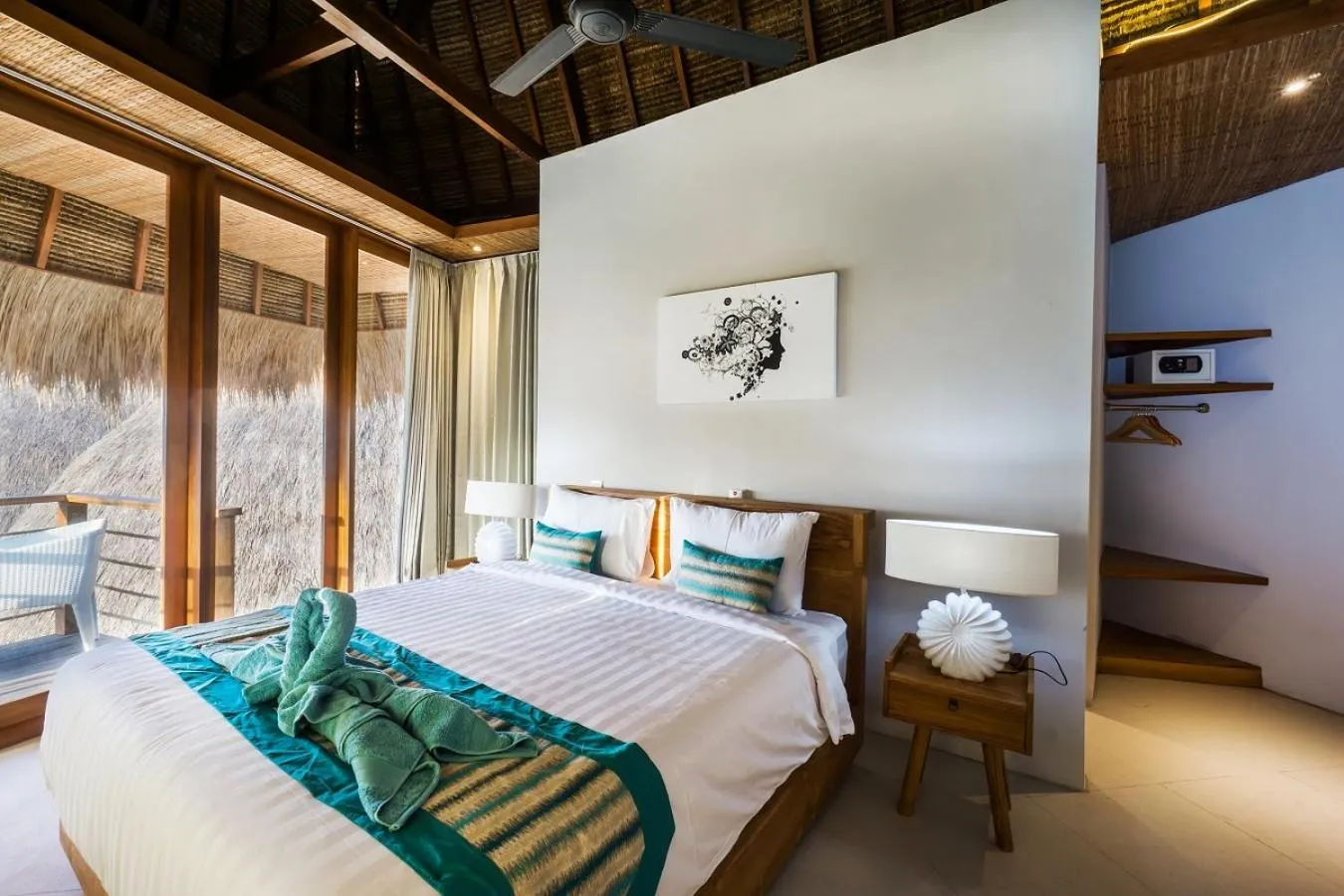 Bedroom, Bed in C-View Villas
