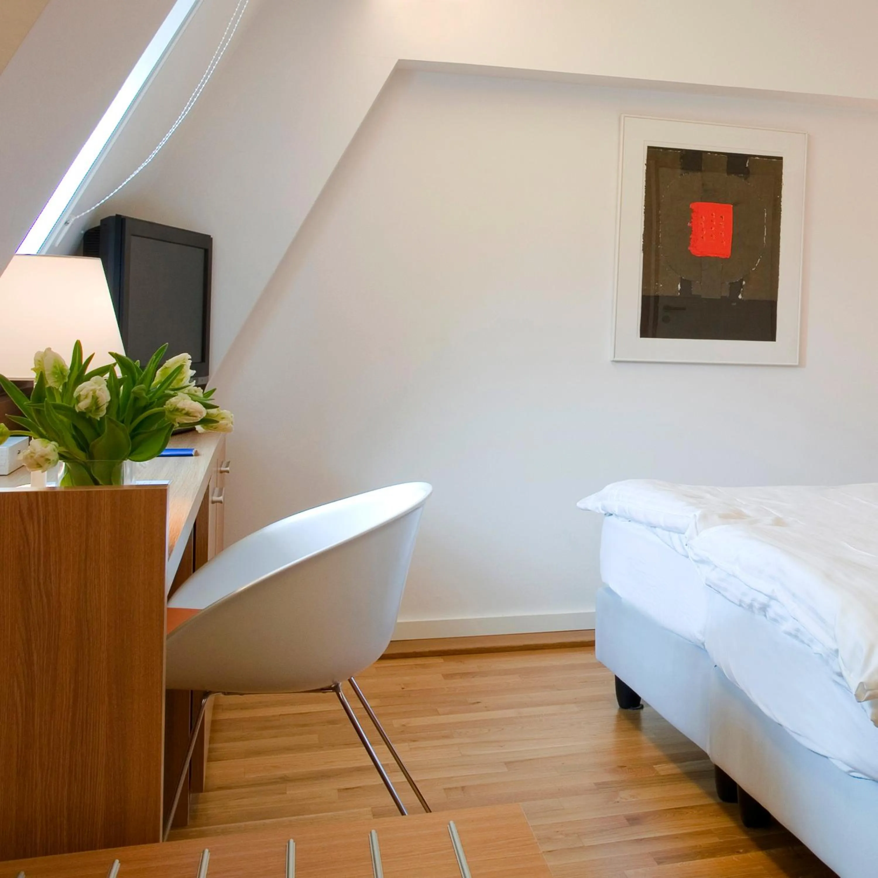 Seating area, Bed in Hotel Simoncini