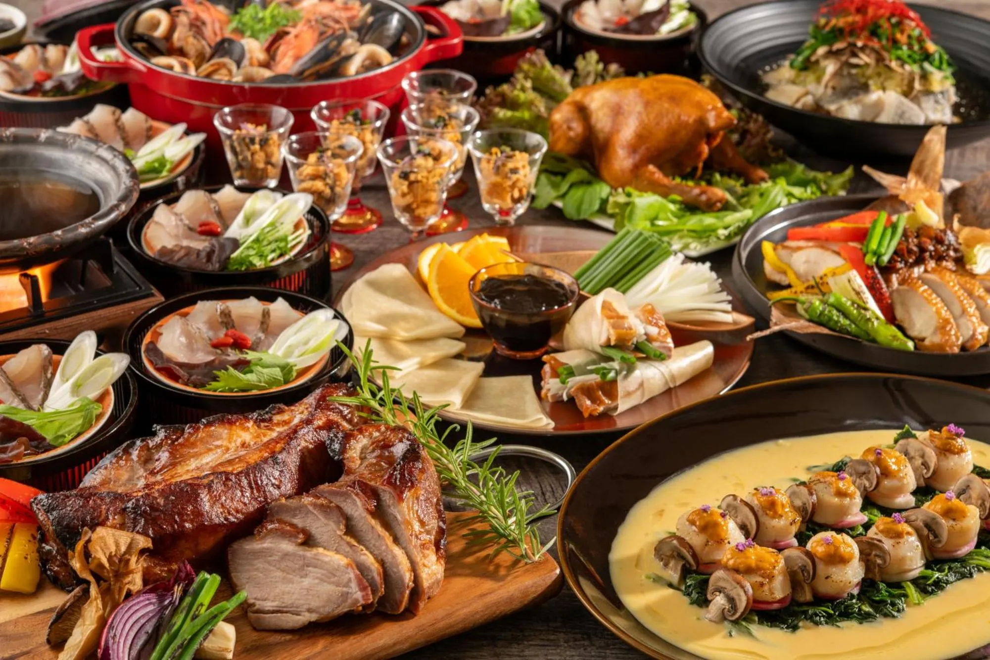 Dinner in KAMENOI HOTEL Aomori Makado