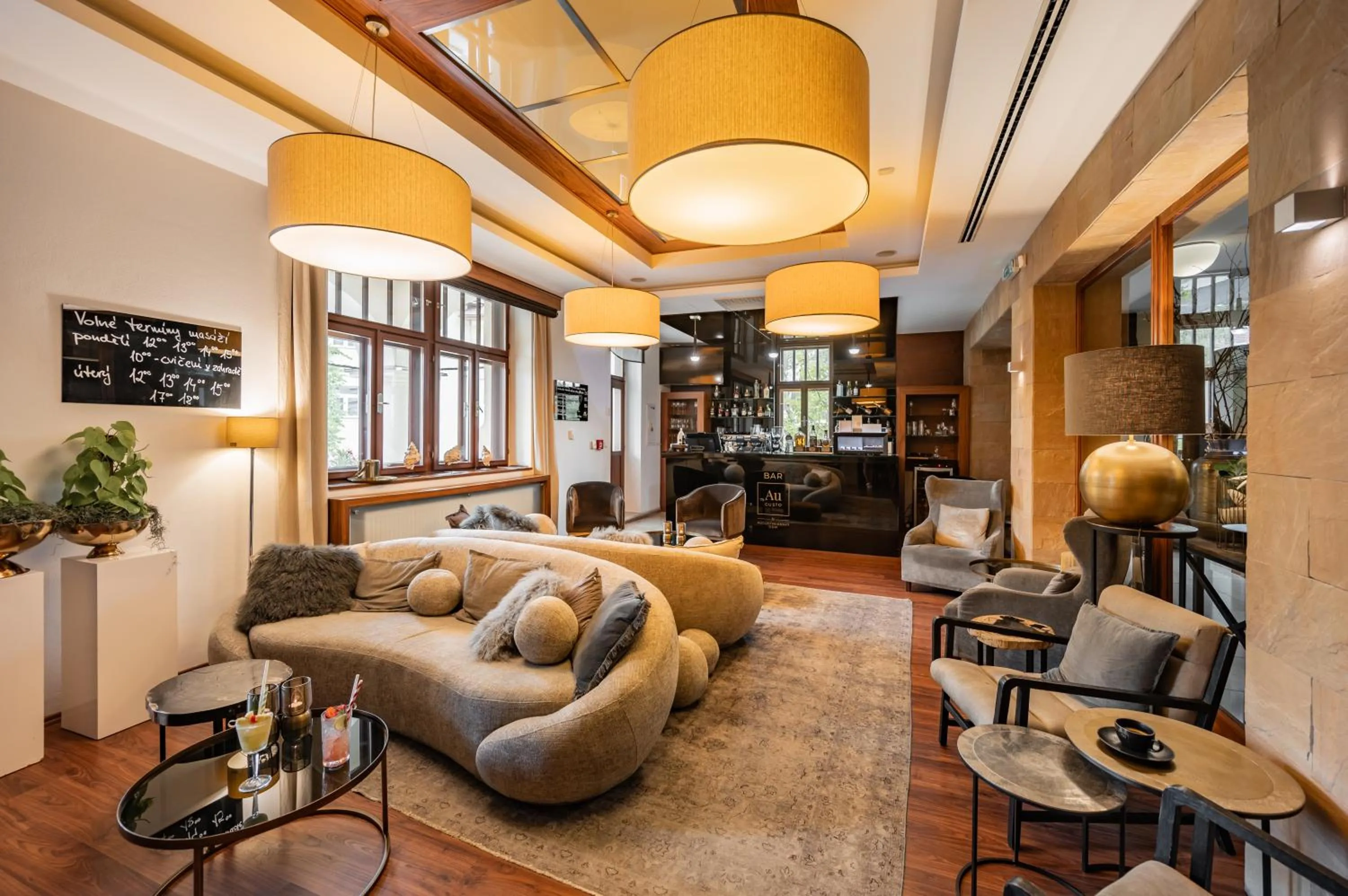Lounge or bar in Wellness & spa hotel Augustiniánský dům