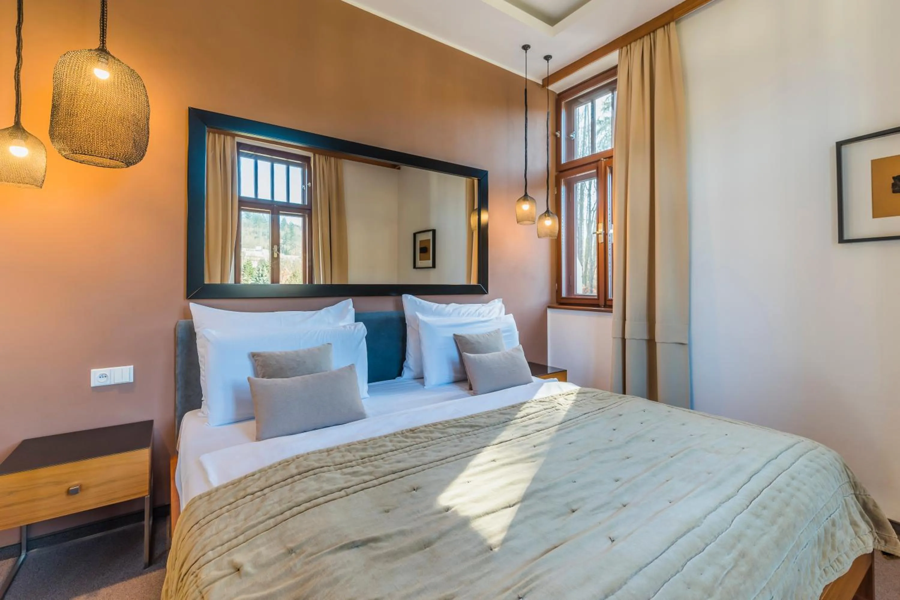 Bed in Wellness & spa hotel Augustiniánský dům