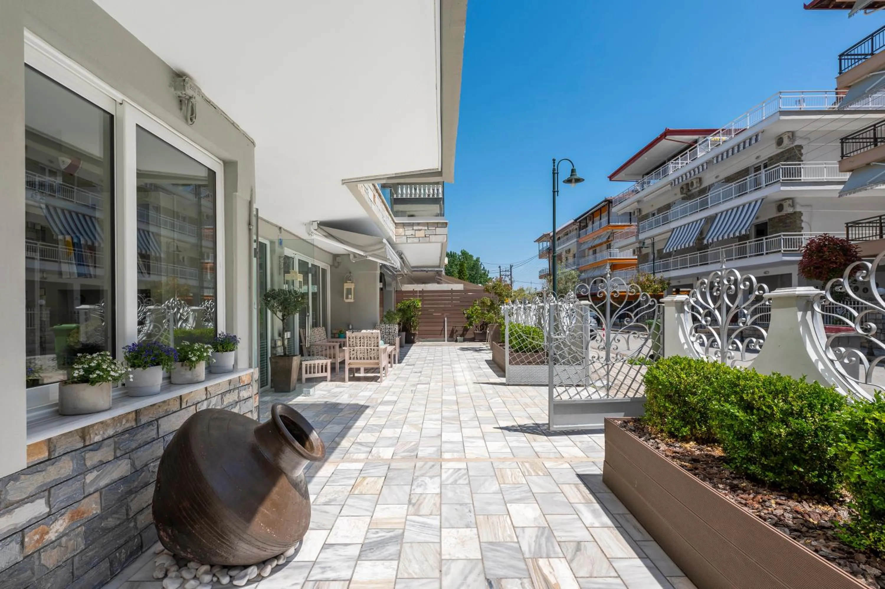 Property building in Ouzas luxury Hotel