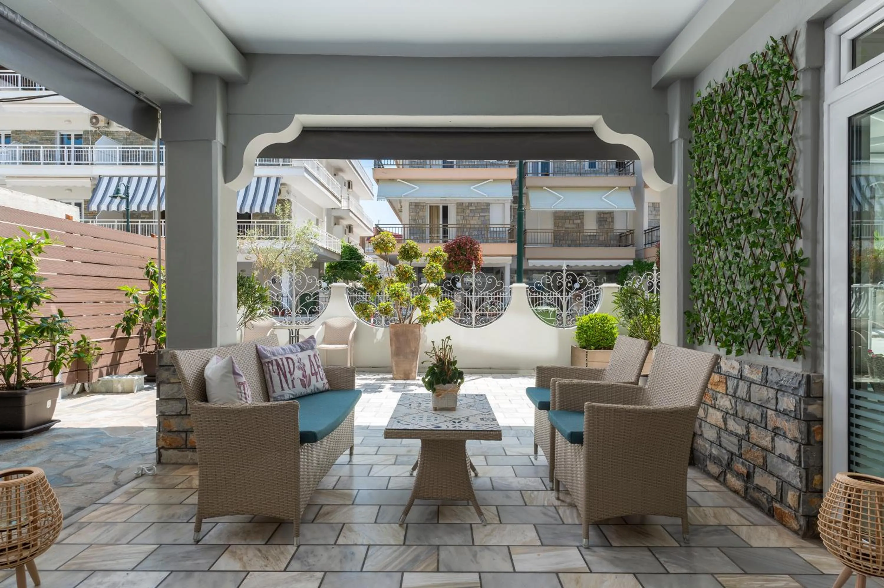 Property building in Ouzas luxury Hotel