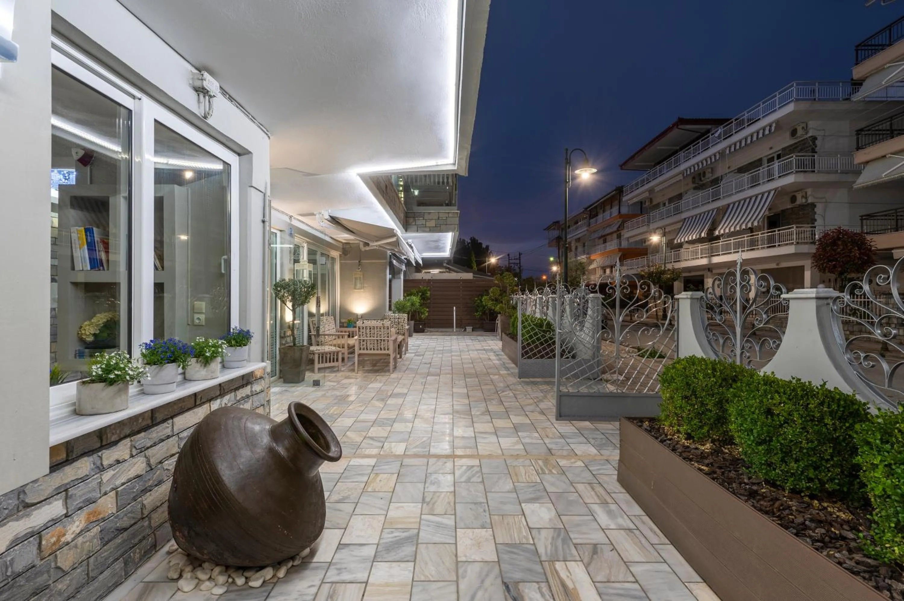 Property building in Ouzas luxury Hotel