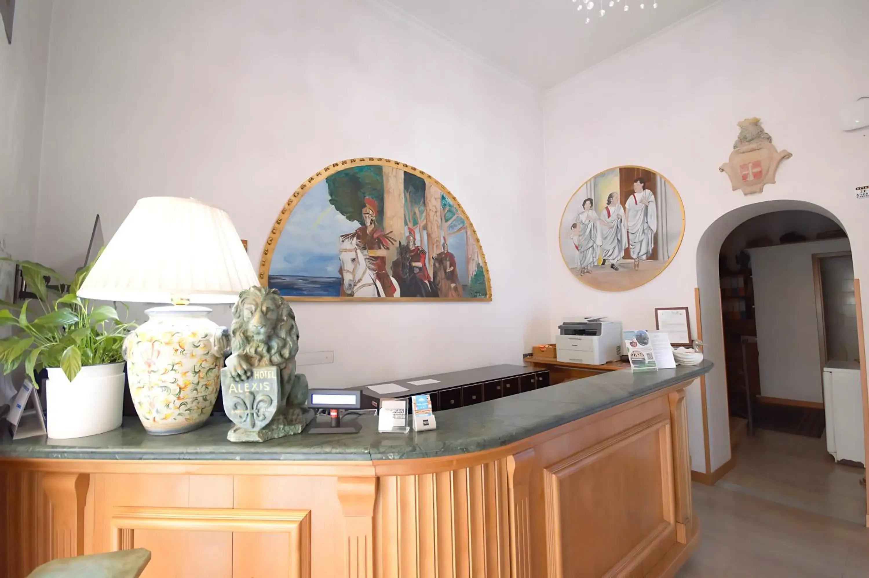 Lobby or reception in Hotel Alexis Lobby or reception in Hotel Alexis