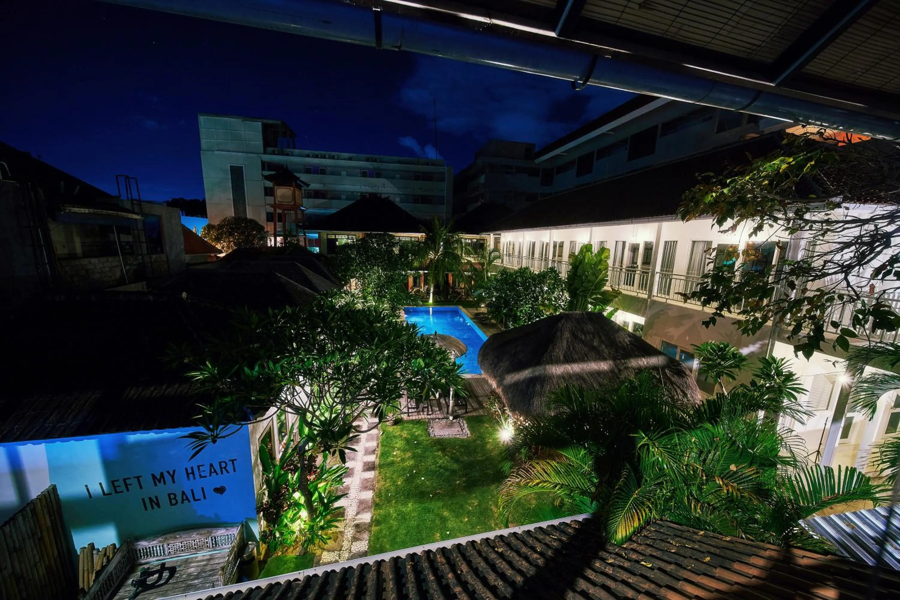 Pool view in Easy Surf Camp