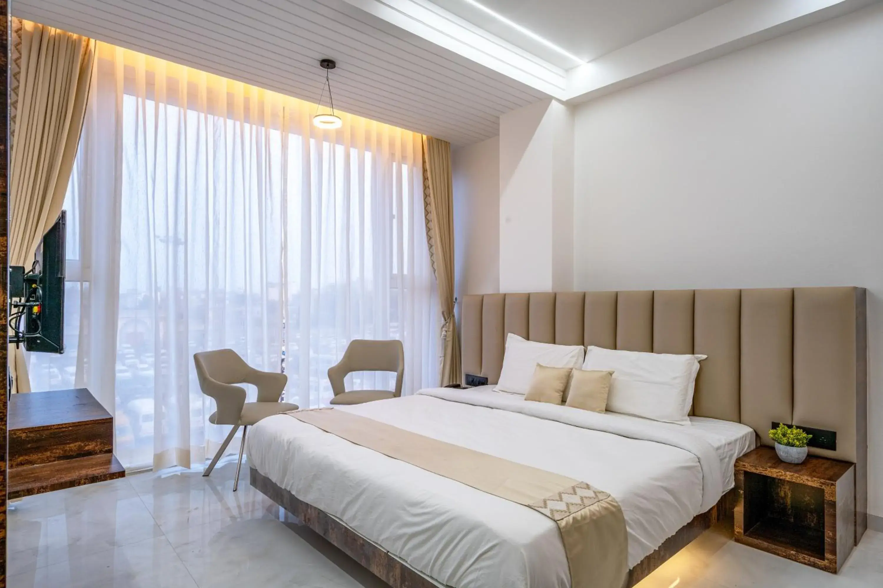 Bed in Hotel Darshan Executive Bed in Hotel Darshan Executive