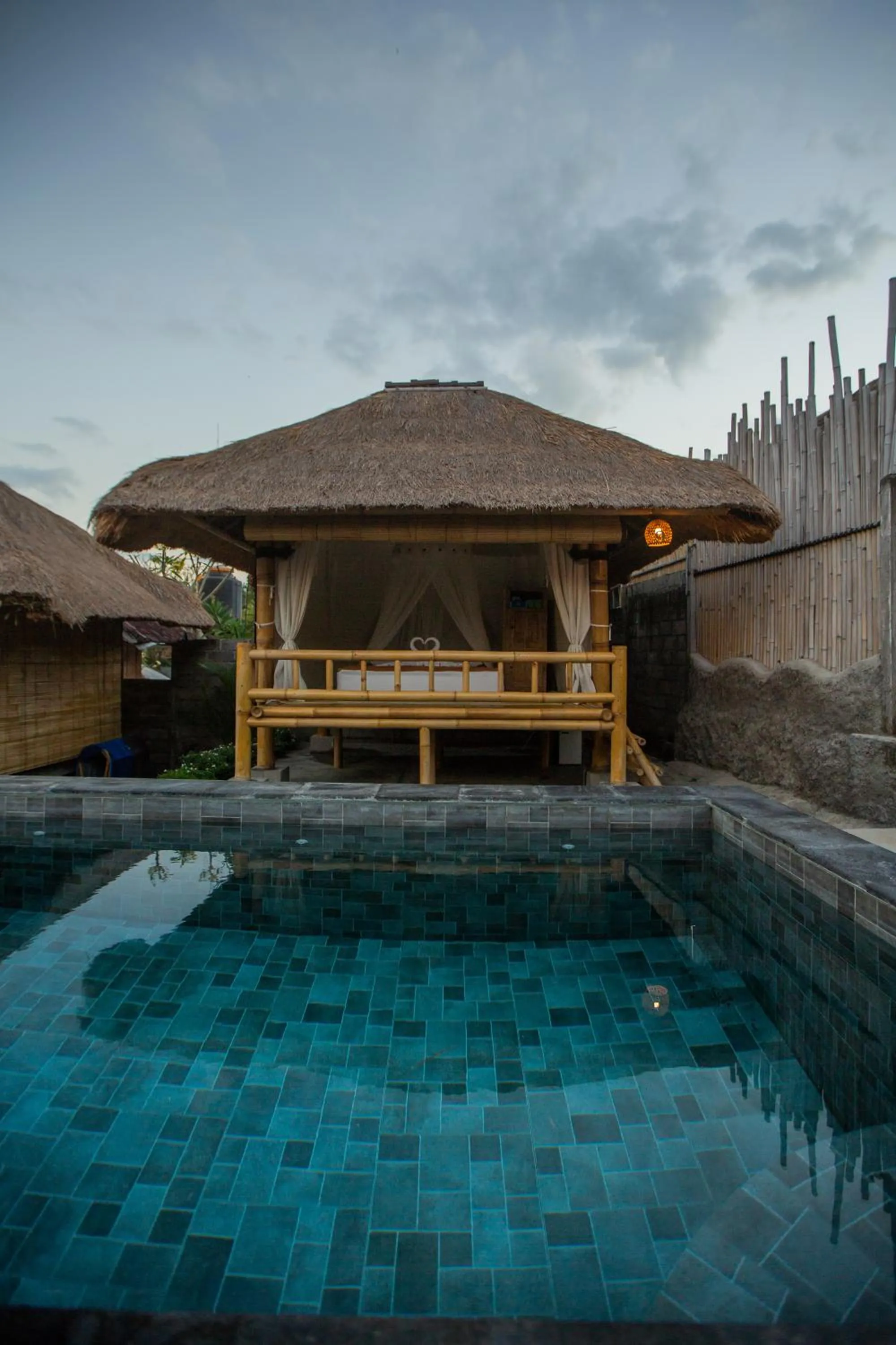 Swimming pool in Salty Shakas Bamboo Stay Canggu