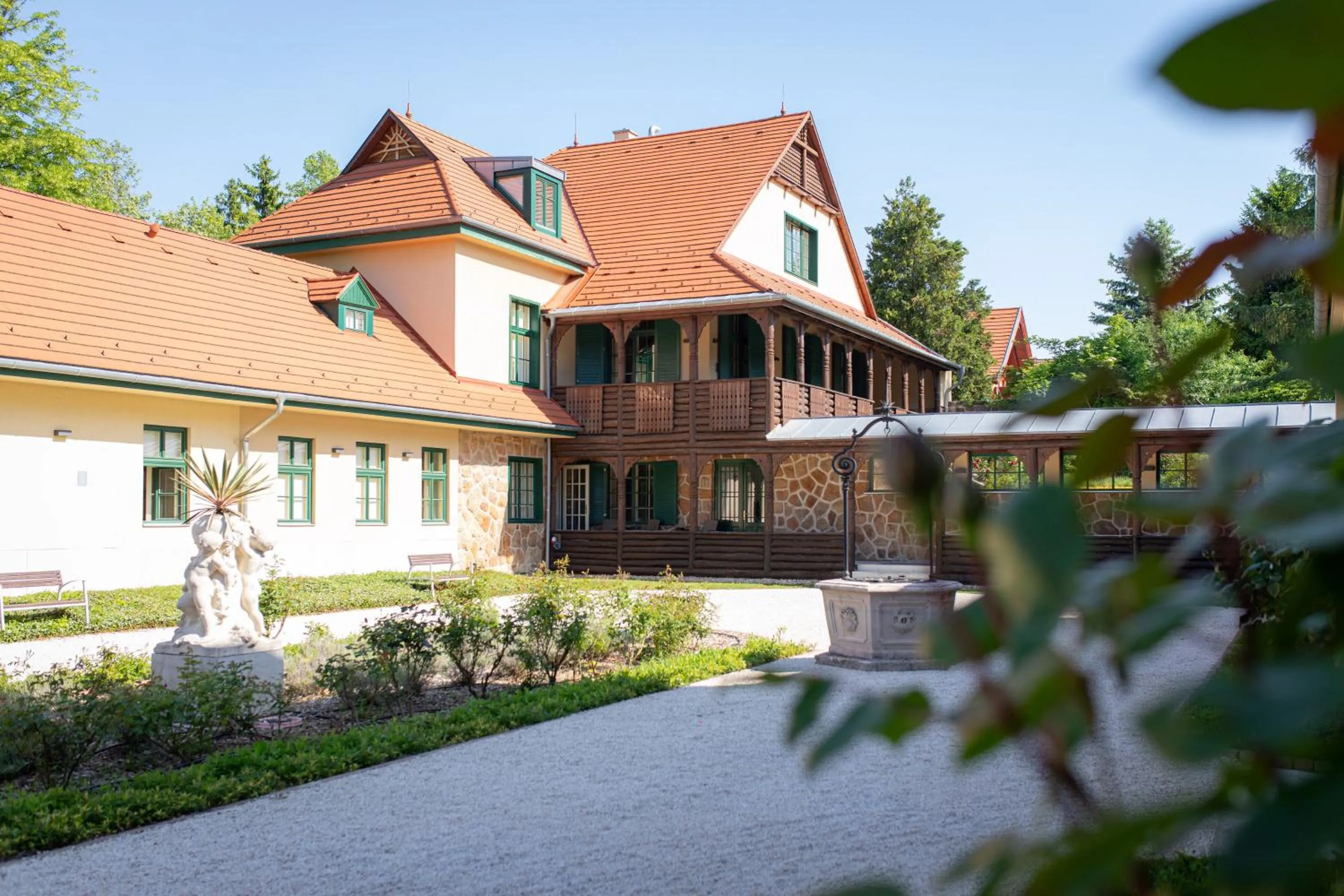 Garden in Klebelsberg Kastély Budapest