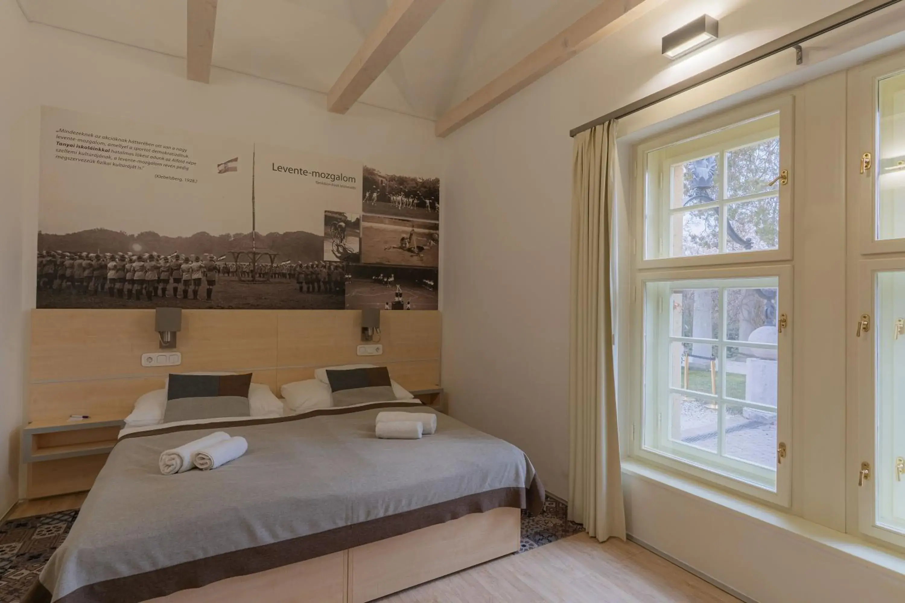 Bed in Klebelsberg Kastély Budapest Bed in Klebelsberg Kastély Budapest