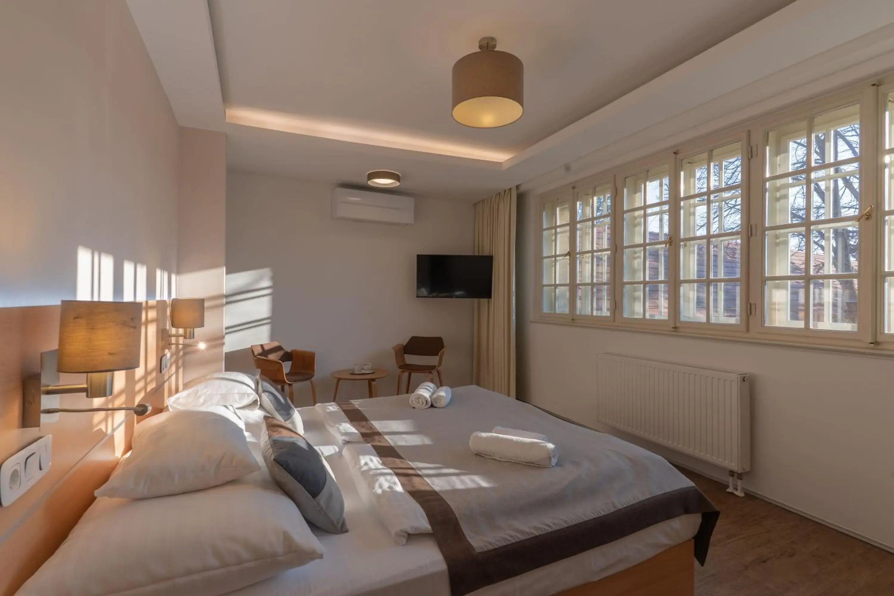 Bed in Klebelsberg Kastély Budapest Bed in Klebelsberg Kastély Budapest