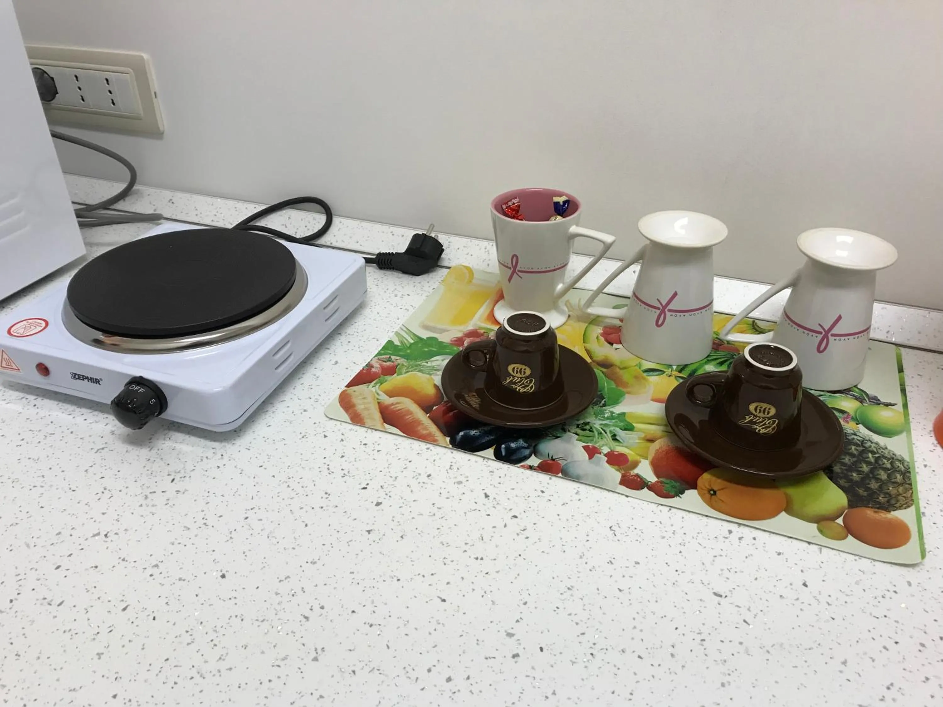 Communal kitchen in Good Night Moon B&B