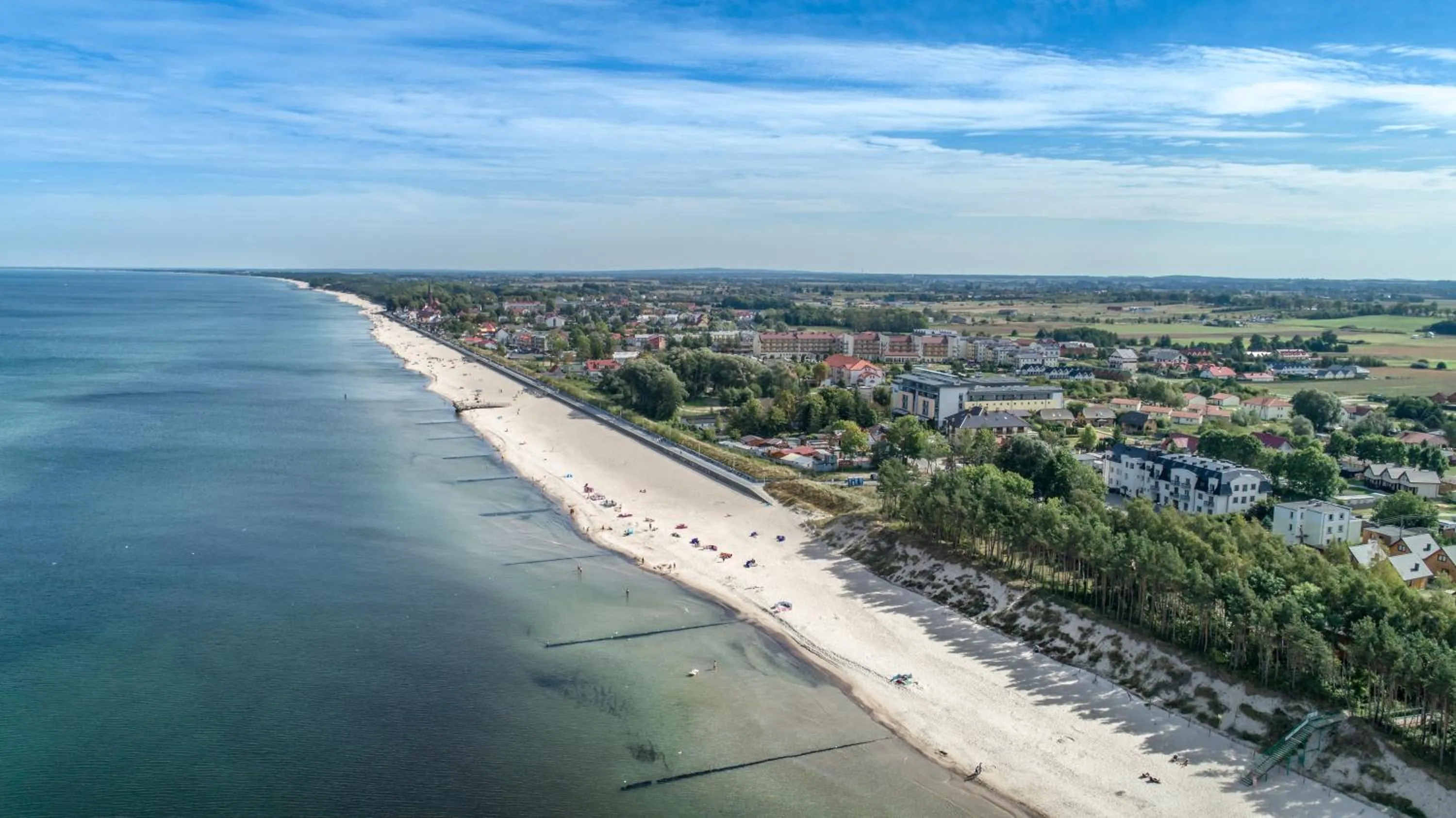 Bird's eye view in Dobre smaki at Wczasowa8 sea resort