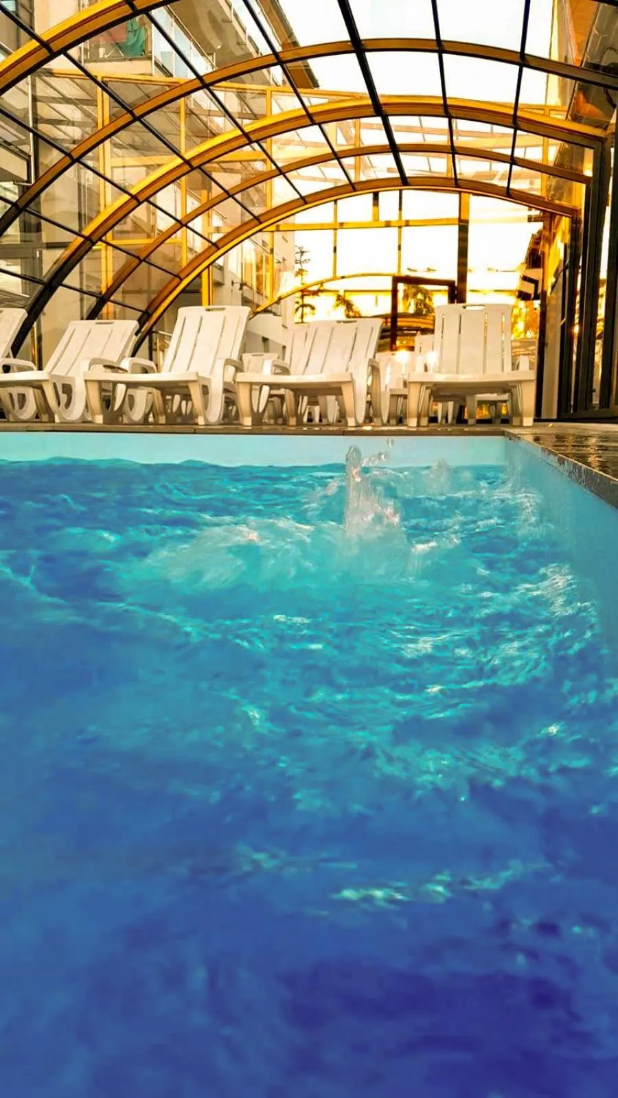 Swimming pool in Dobre smaki at Wczasowa8 sea resort