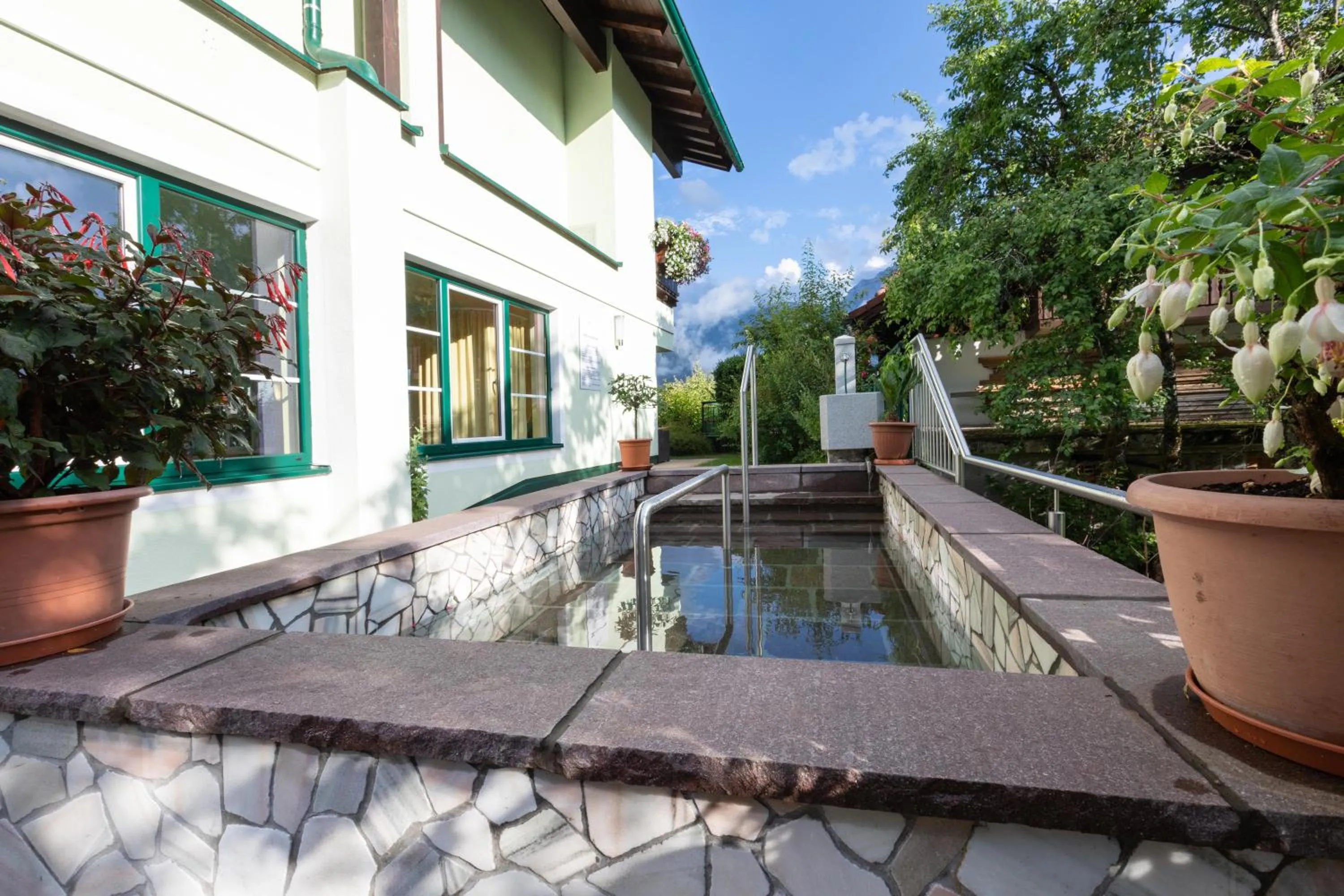 Patio in Panoramahotel Gürtl