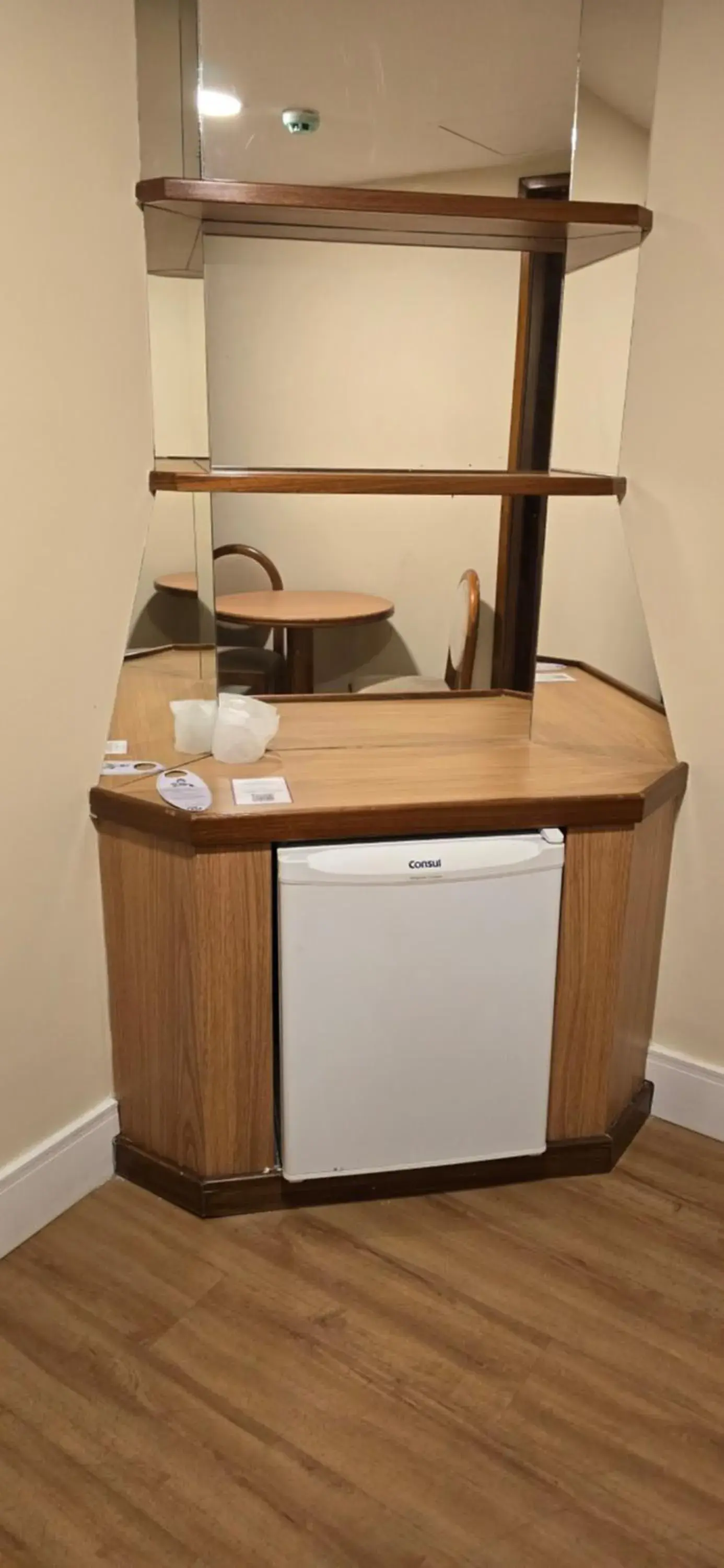 minibar in Mirador Rio Copacabana Hotel minibar in Mirador Rio Copacabana Hotel