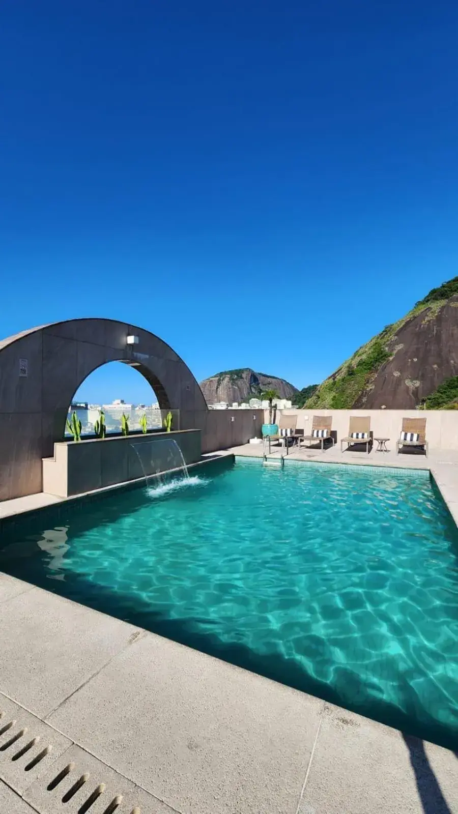 Swimming pool in Mirador Rio Copacabana Hotel Swimming pool in Mirador Rio Copacabana Hotel