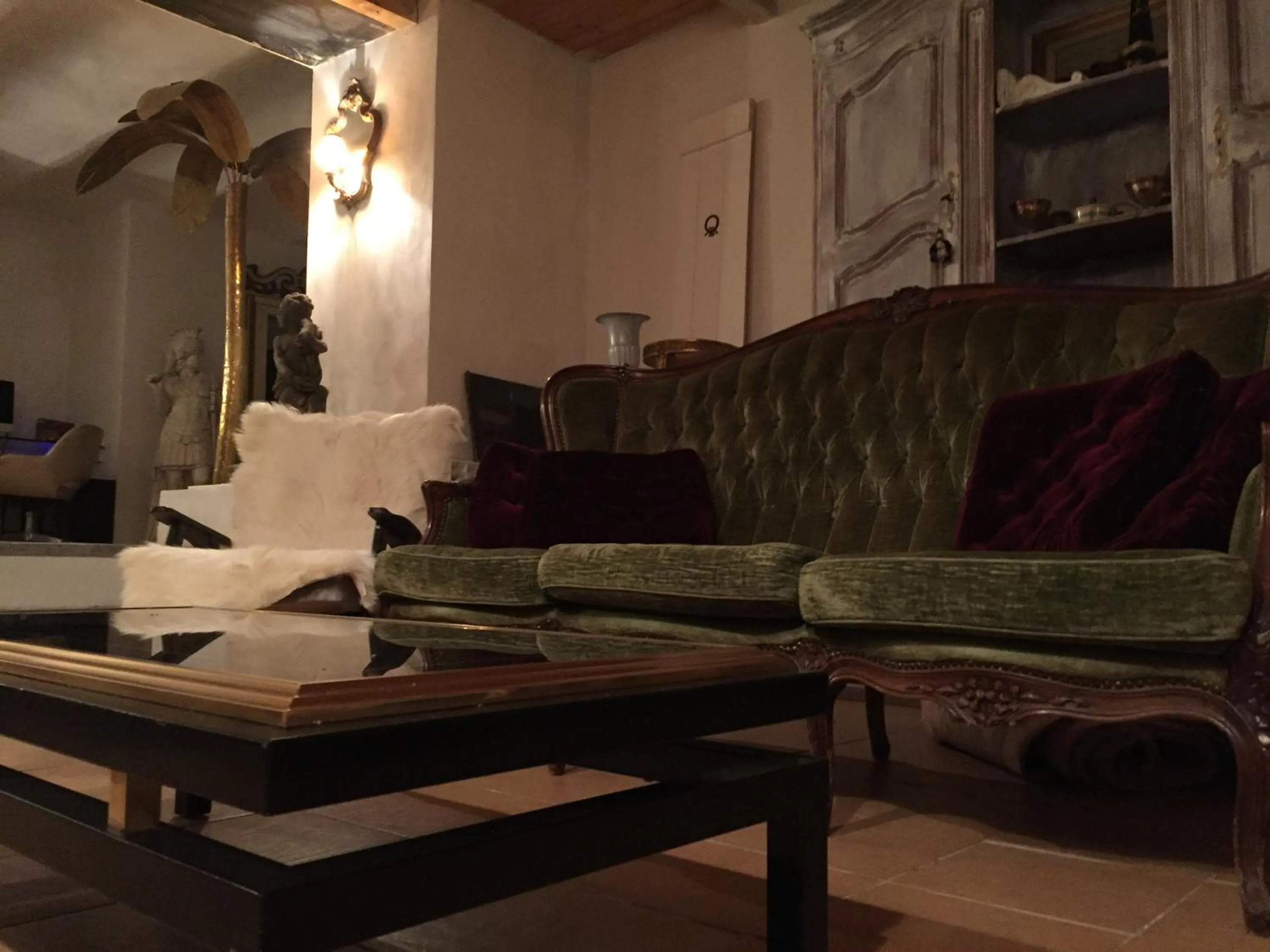 Seating area in Cascina la castagnara