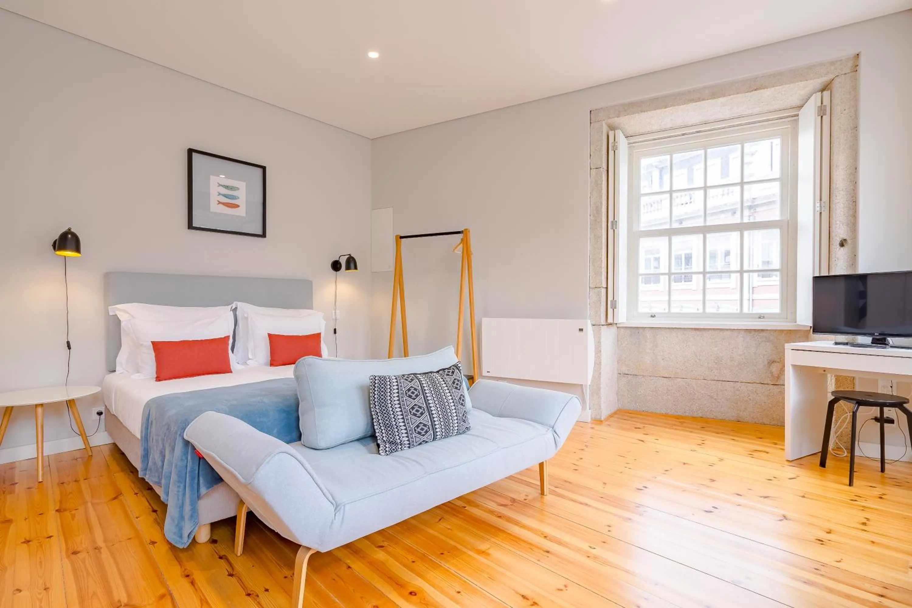 Bed in YOUROPO - City Center Ribeira Porto