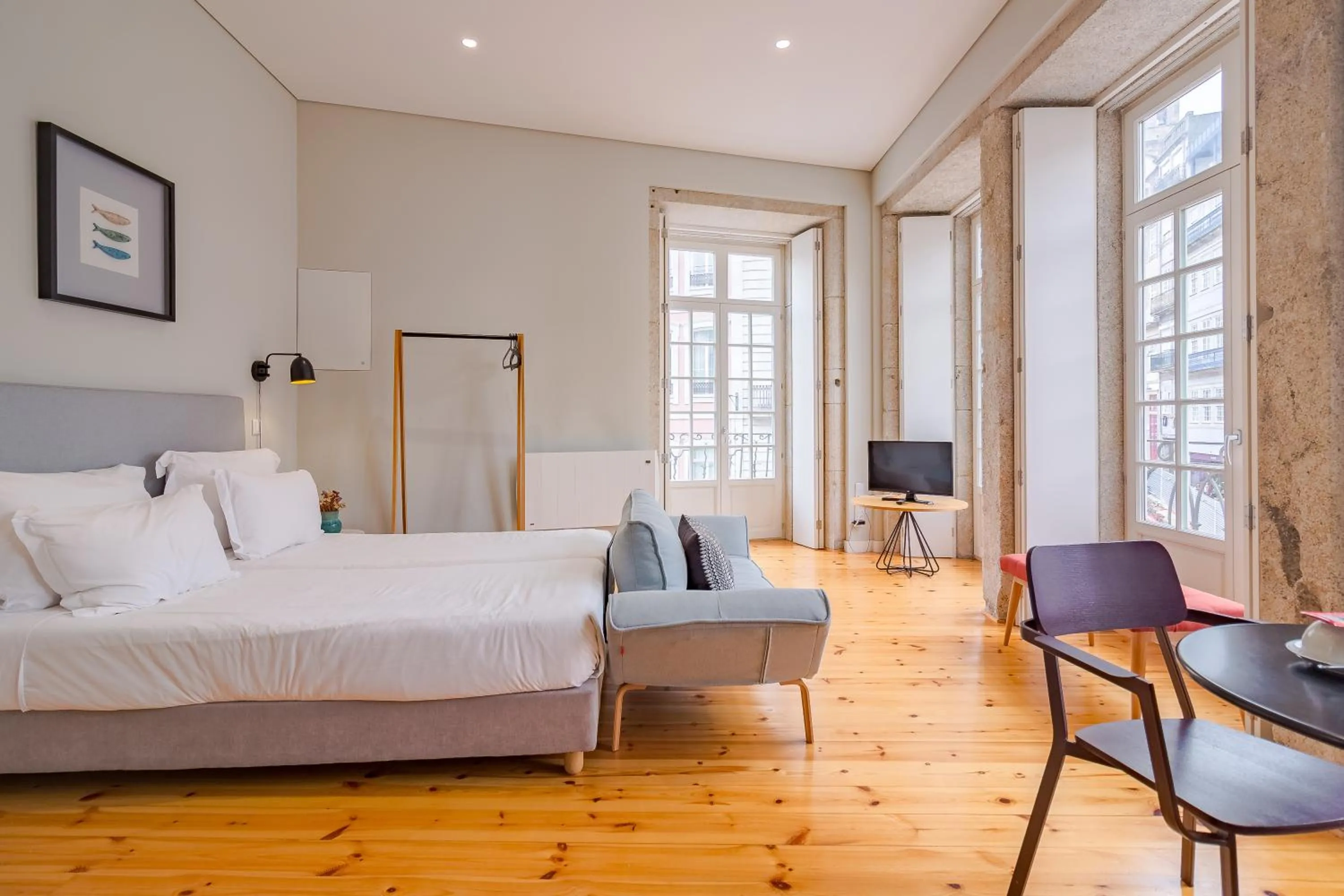 Bed in YOUROPO - City Center Ribeira Porto