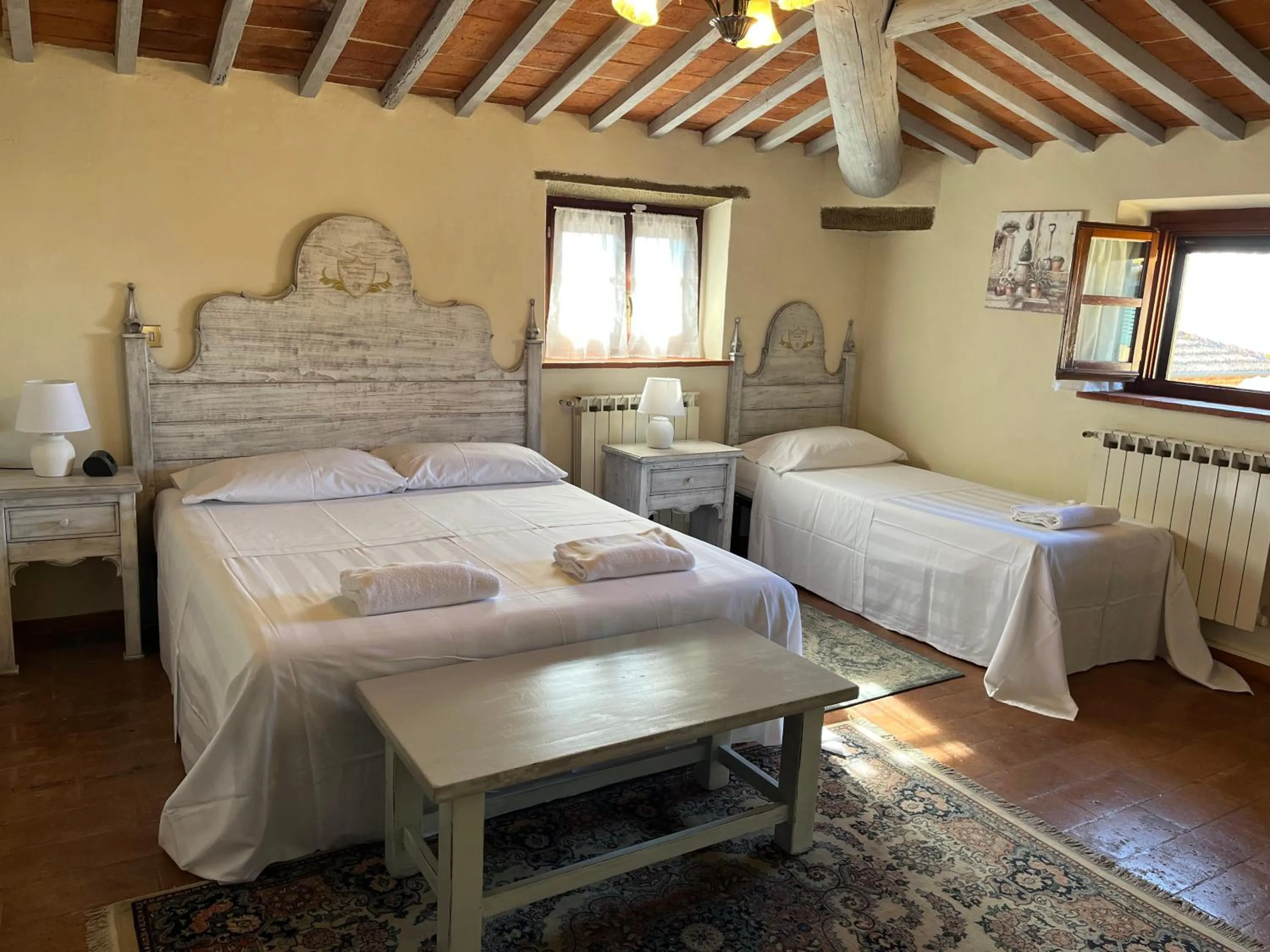 Bedroom, Bed in Villa Schiatti