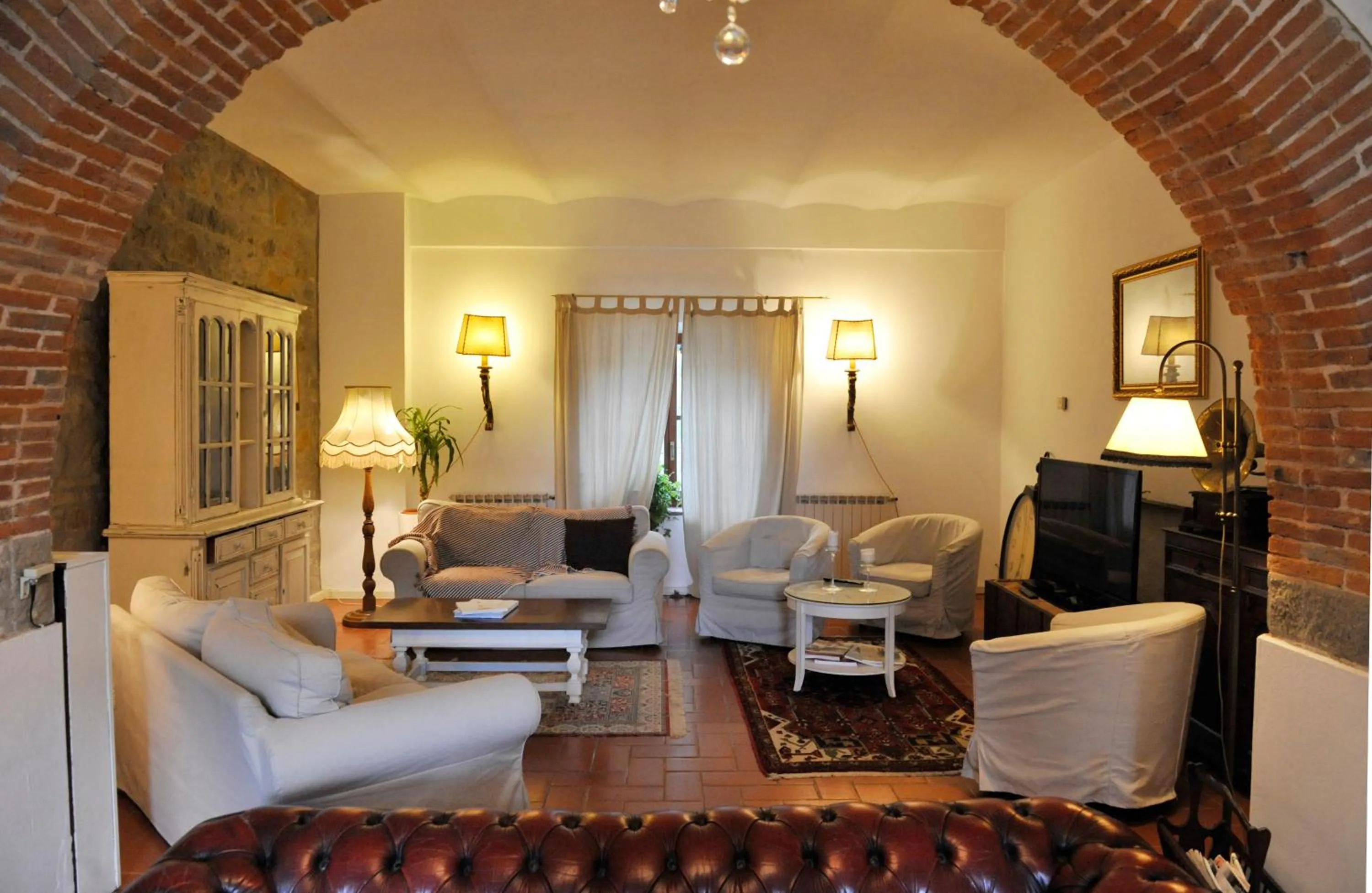 Seating area in Villa Schiatti