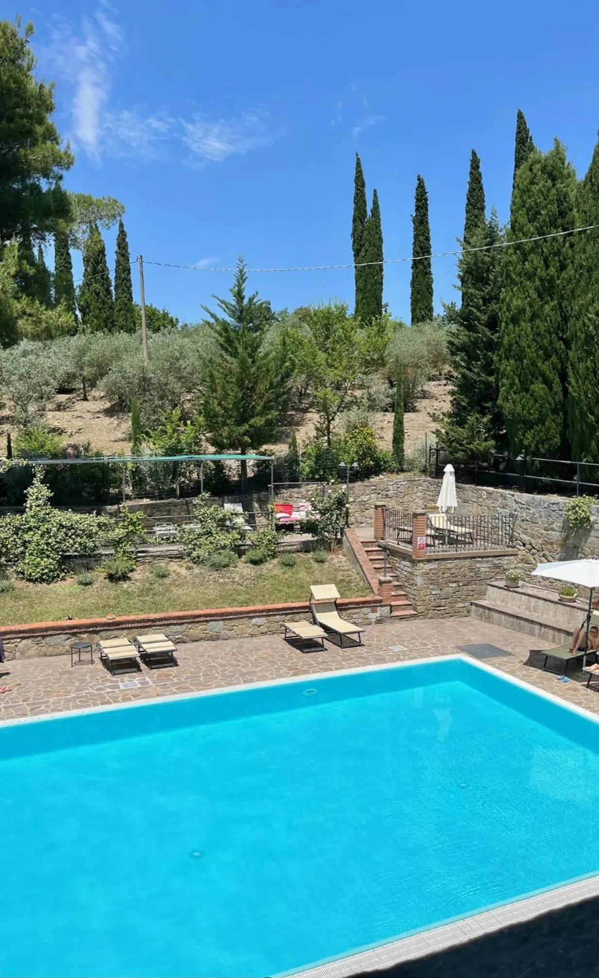 Swimming pool in Villa Schiatti
