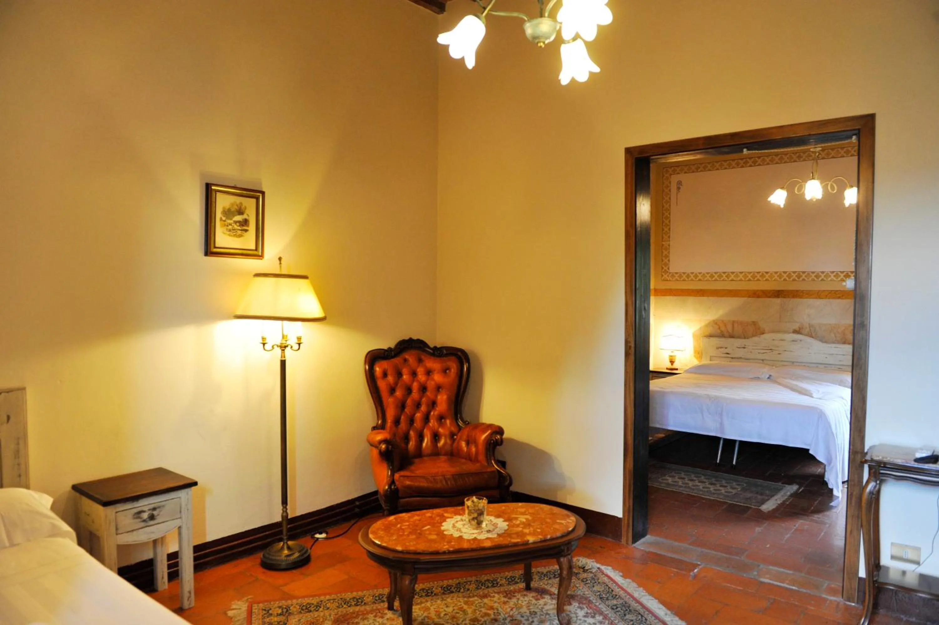 Bedroom, Bed in Villa Schiatti