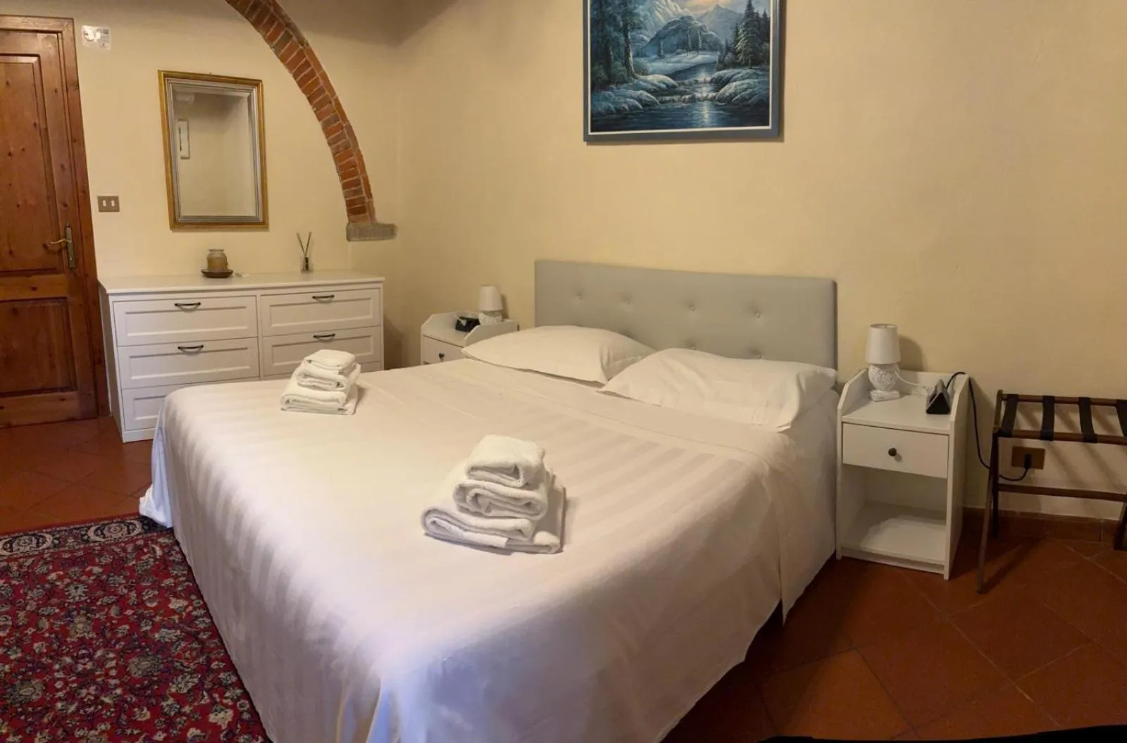 Bedroom, Bed in Villa Schiatti