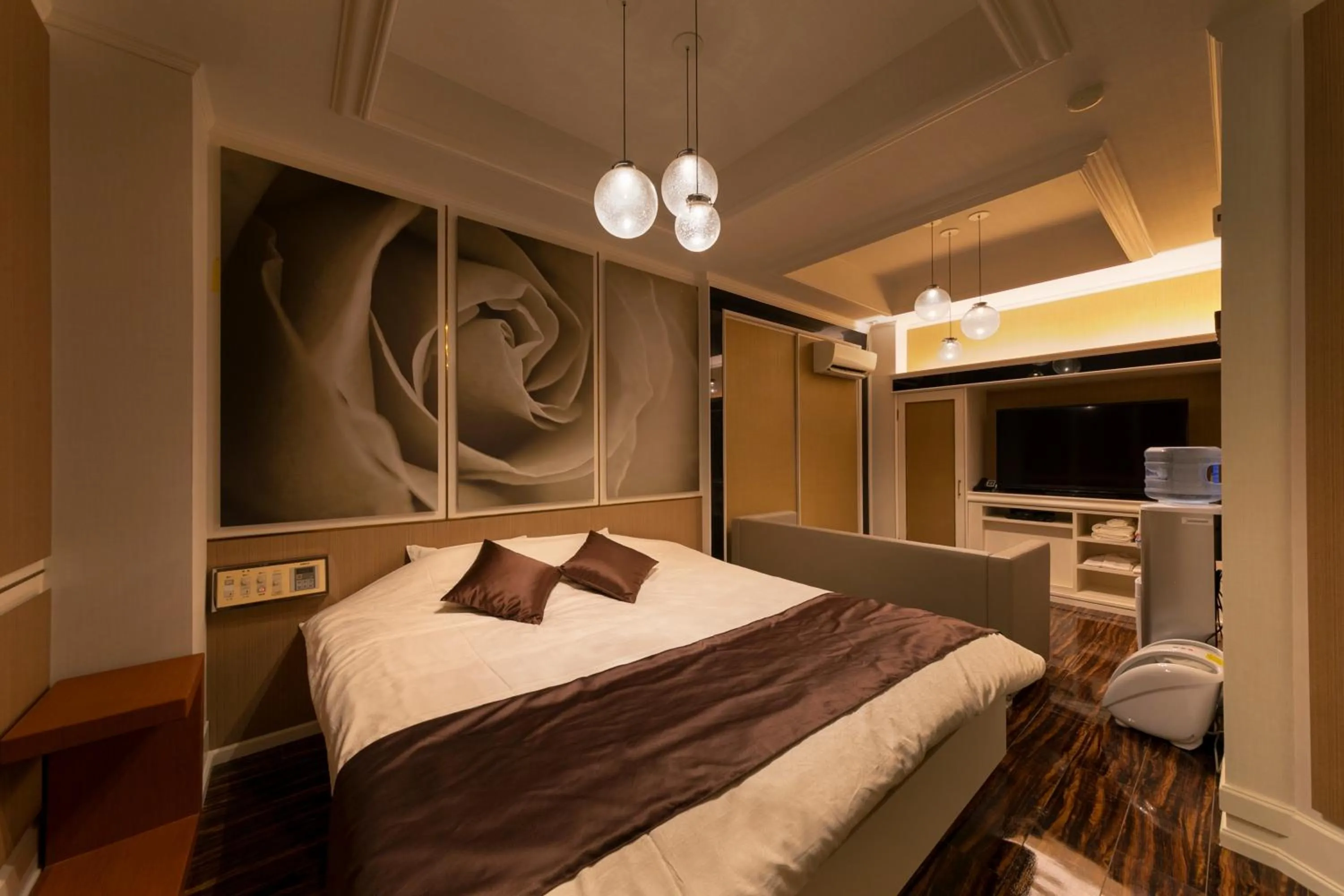 Bed in Hotel Lotus Sakai (Adult Only)