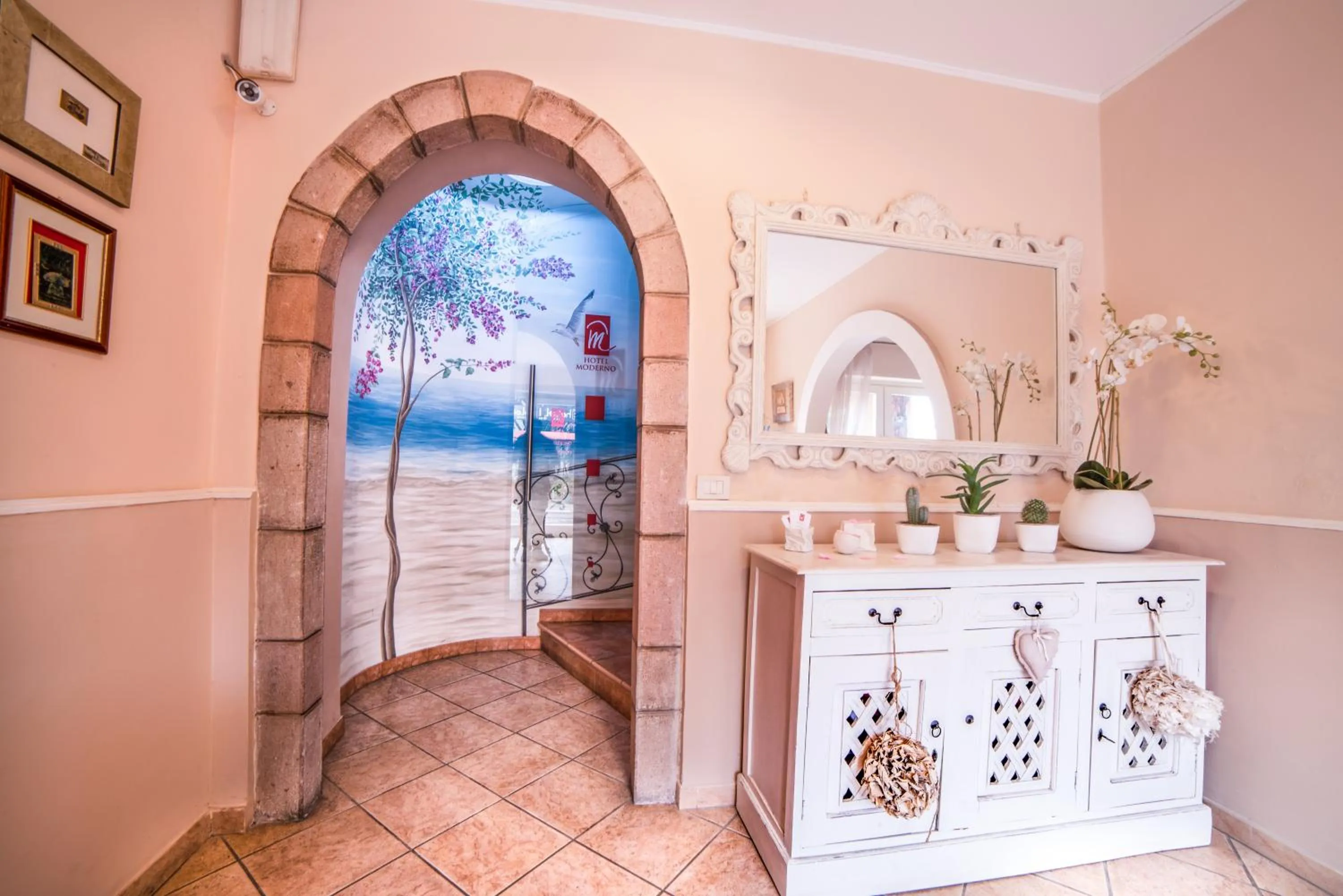 Lobby or reception in Hotel Moderno