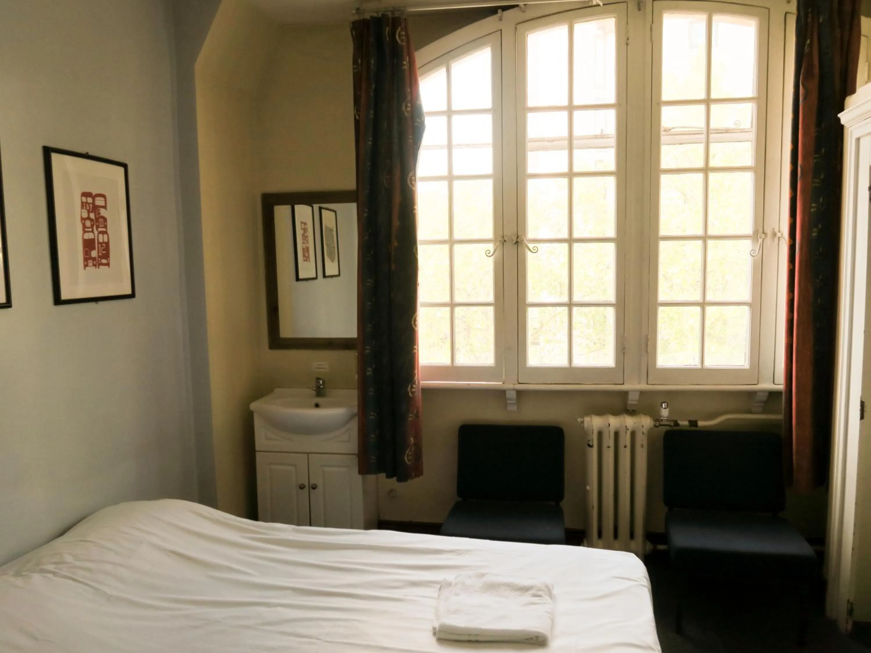 Bed in Hotel Strand Continental