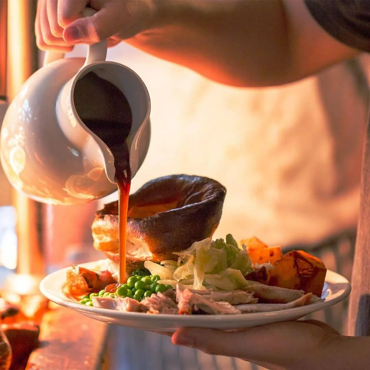 Dining area in The Green W7