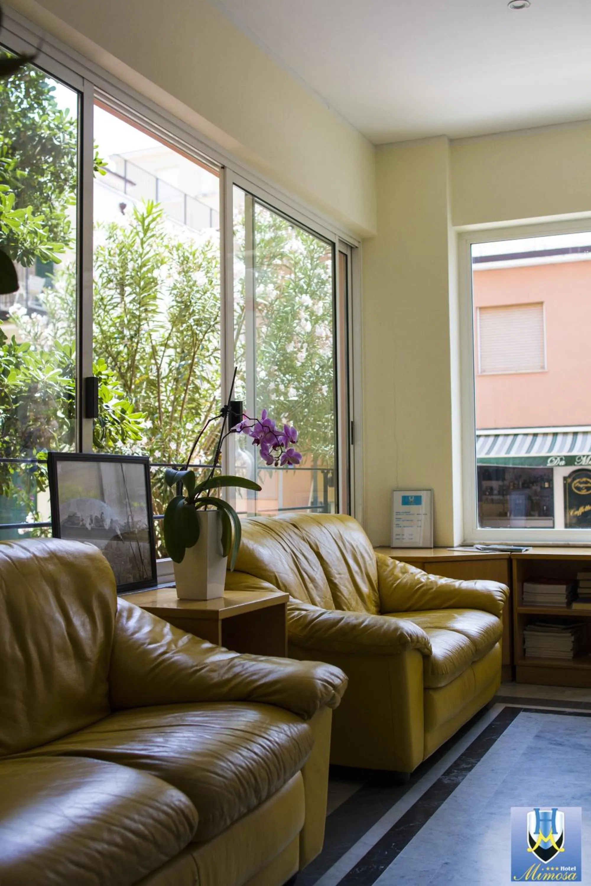 Lobby or reception in Hotel Mimosa