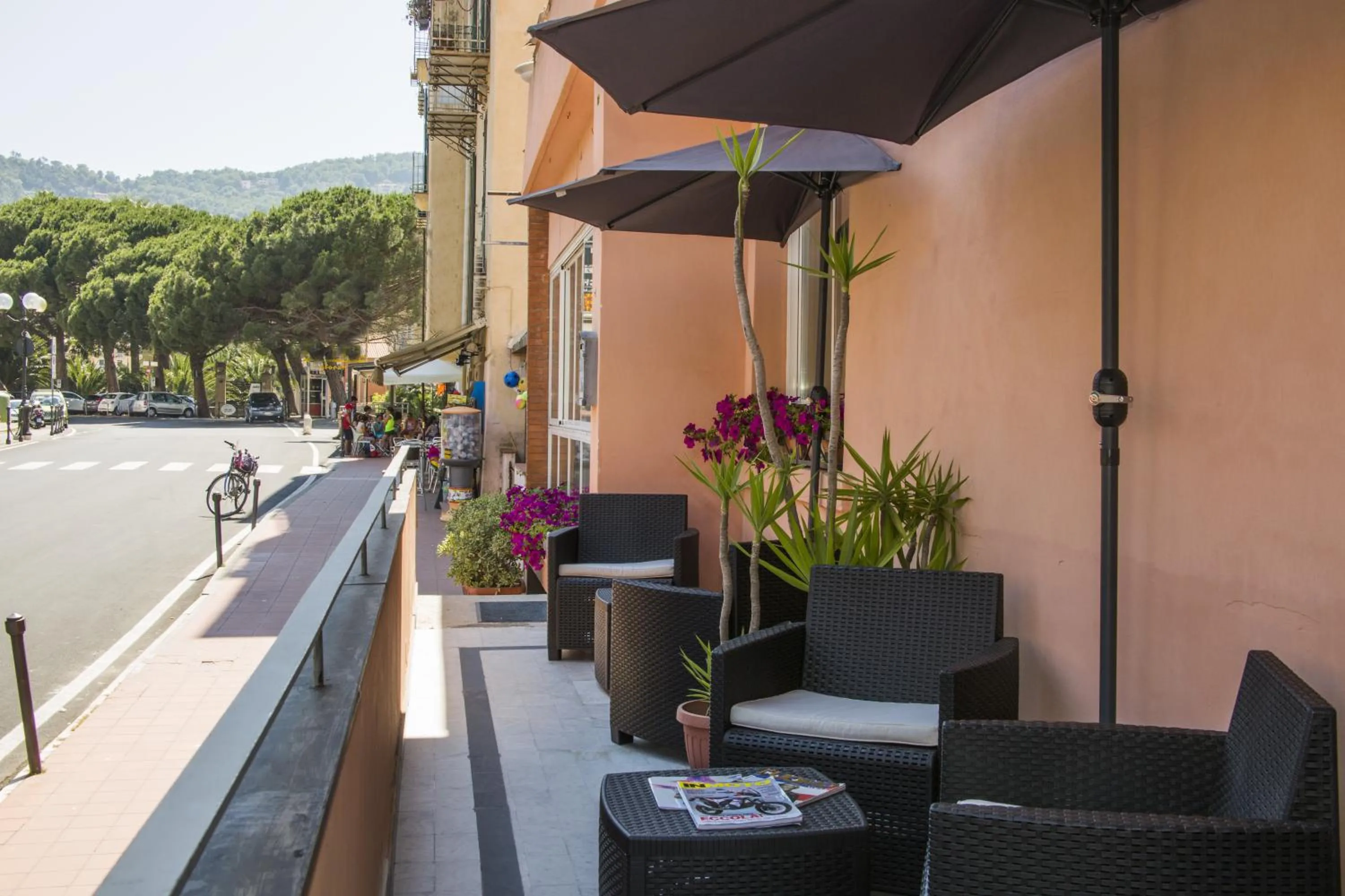 Patio in Hotel Mimosa
