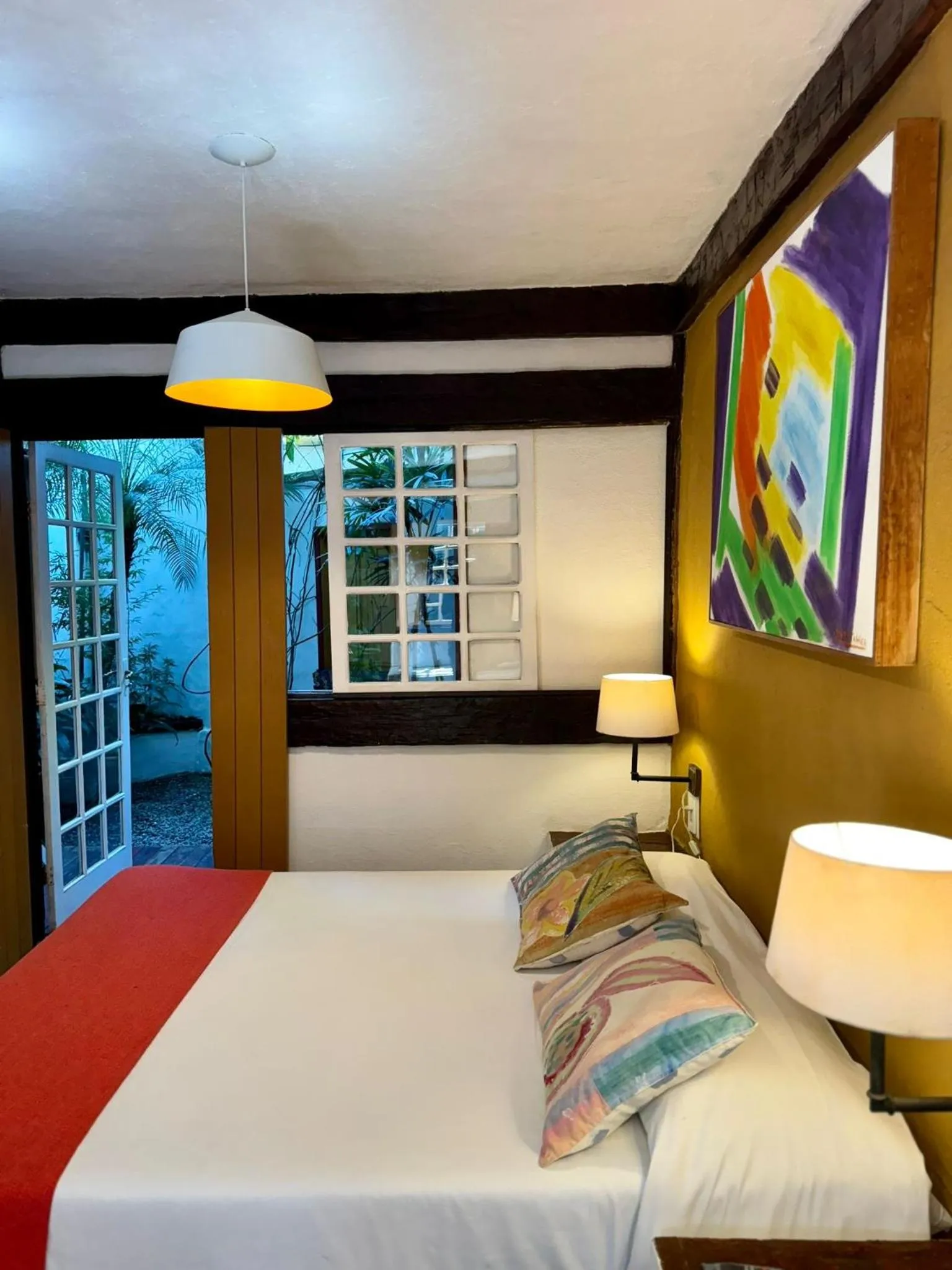 Bed in Pousada Vila do Mar