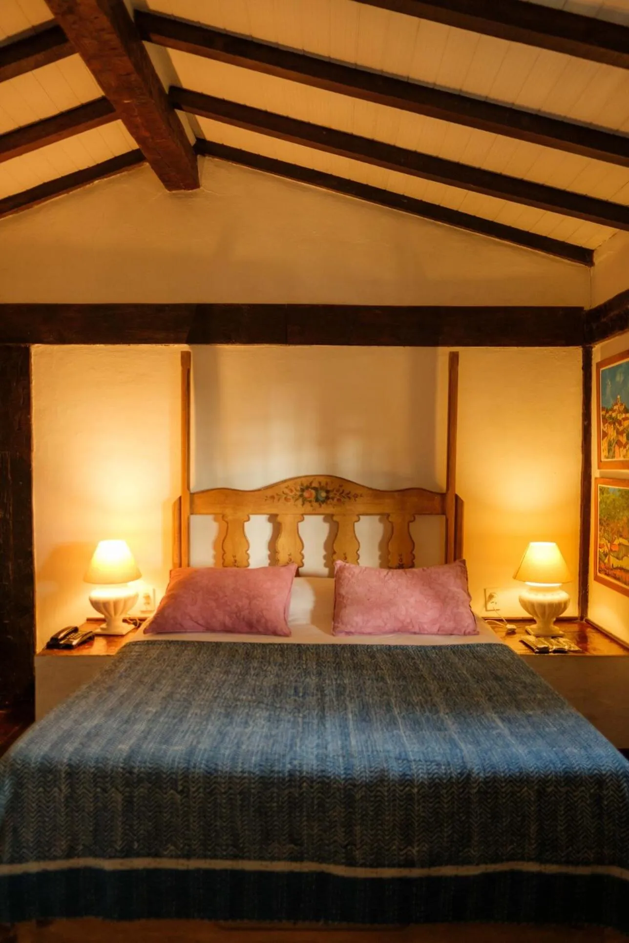 Bed in Pousada Vila do Mar