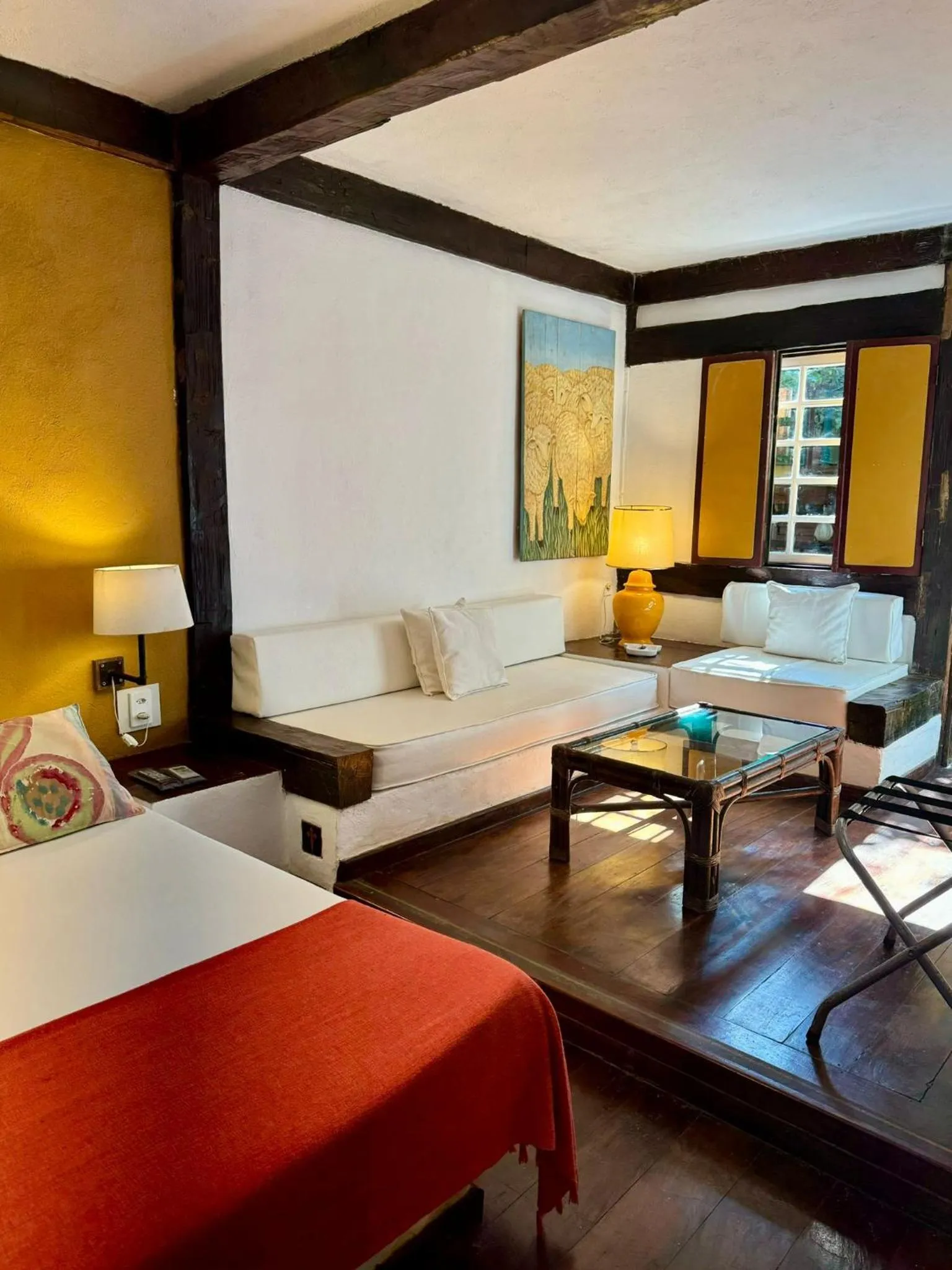 Bed in Pousada Vila do Mar