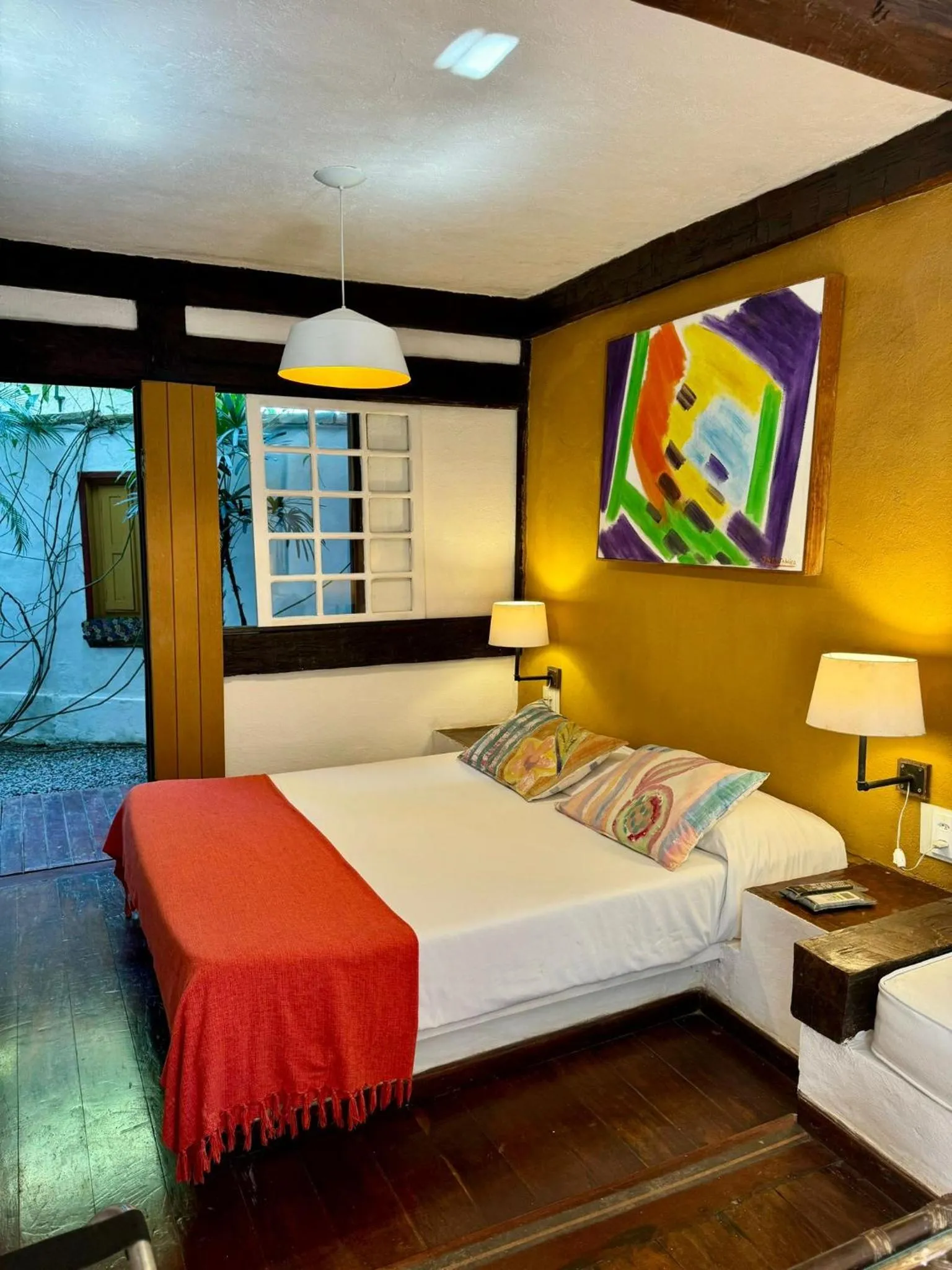 Bed in Pousada Vila do Mar