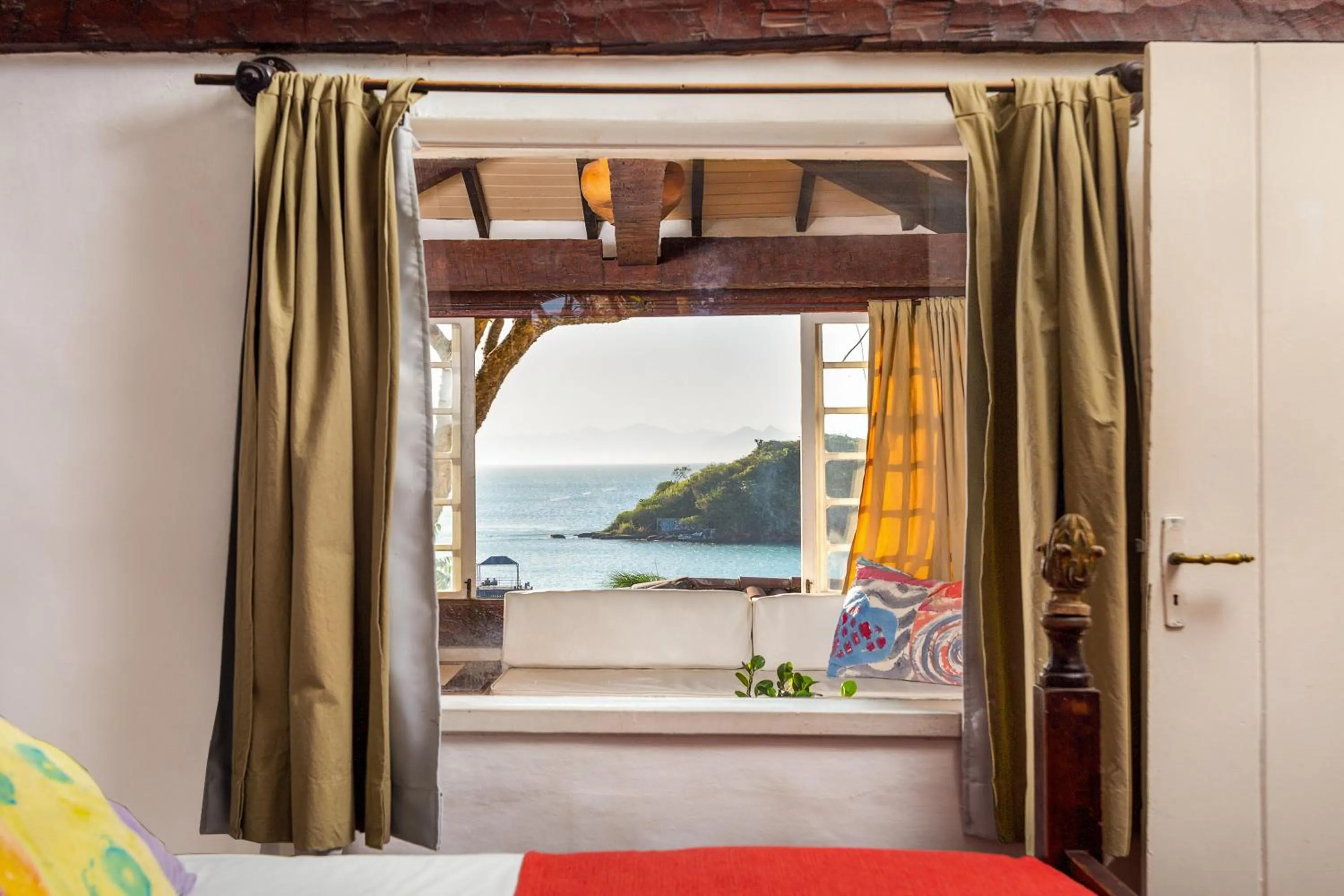 Bed in Pousada Vila do Mar