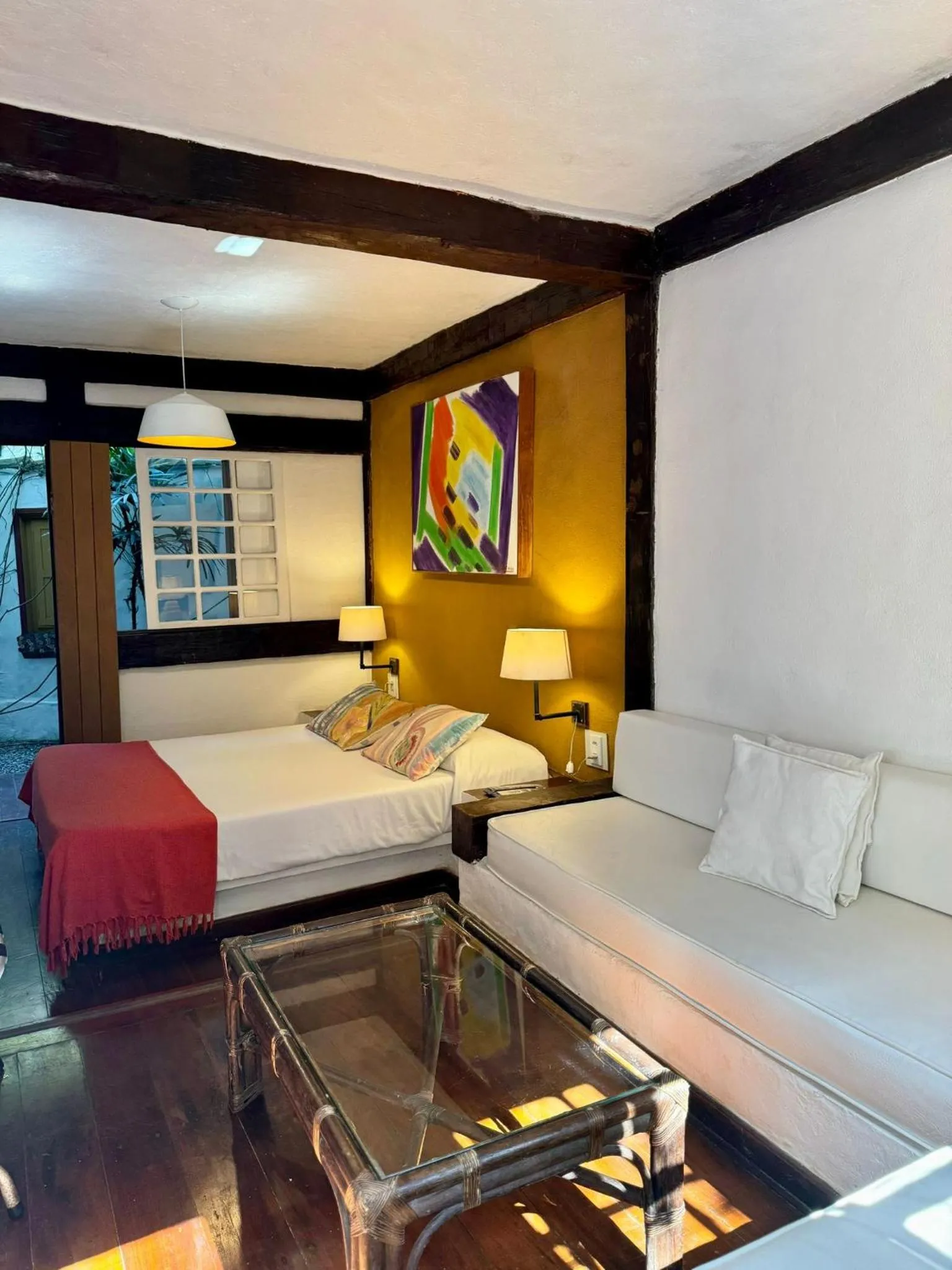 Bed in Pousada Vila do Mar