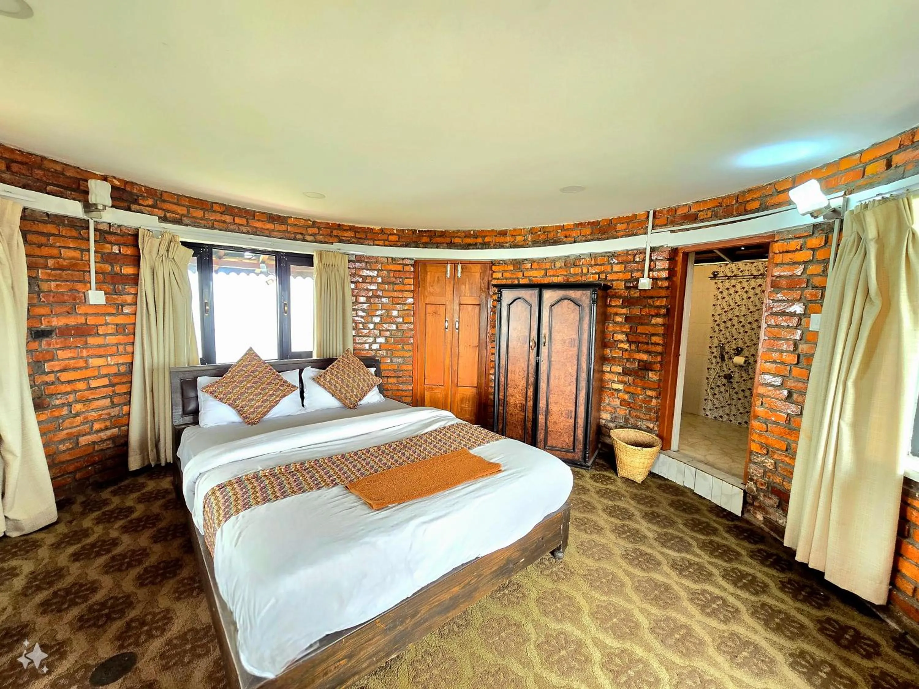 Bed in Rock Garden Resort