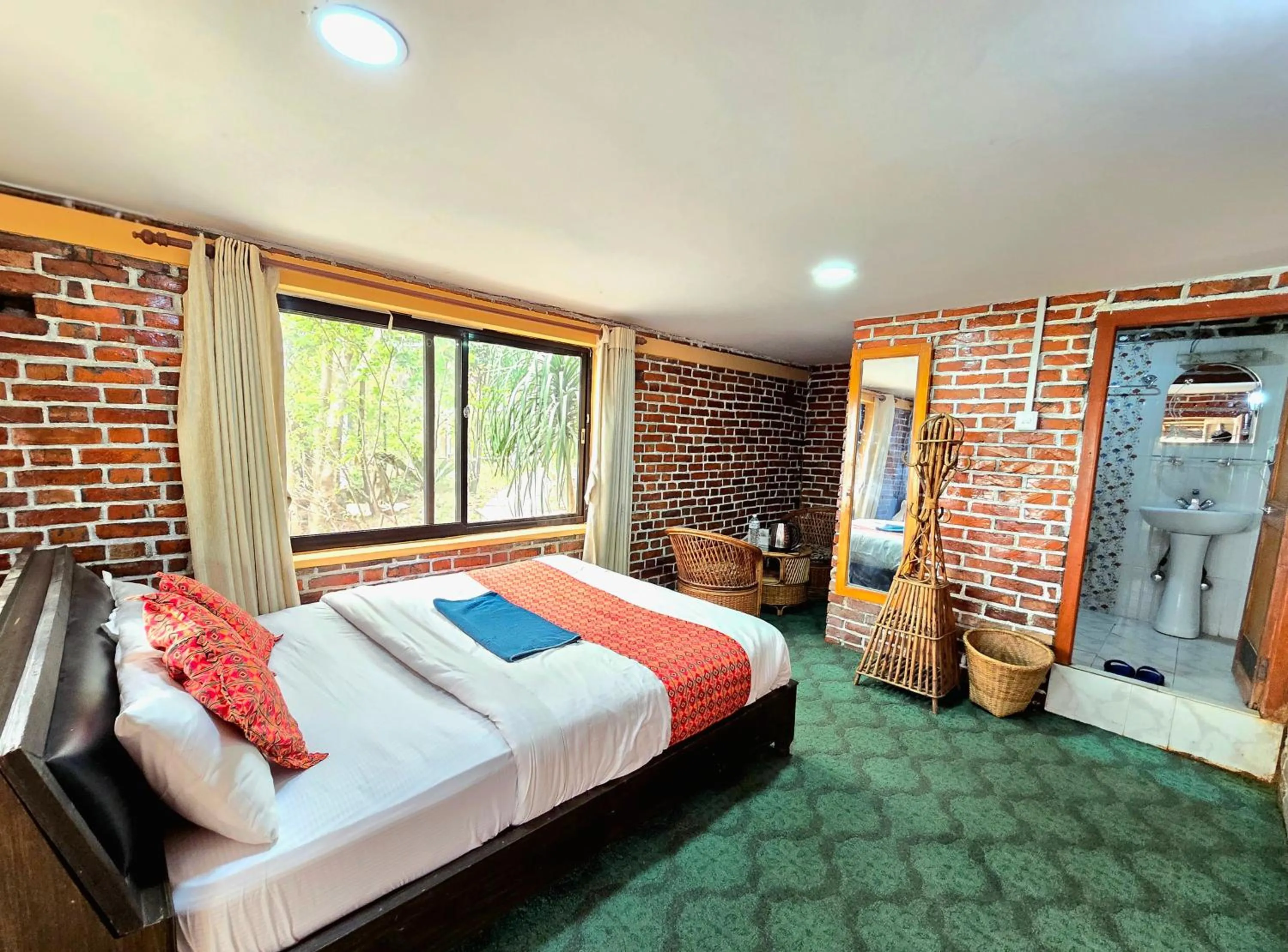 Bed in Rock Garden Resort