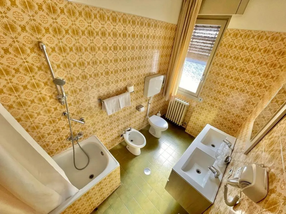 Toilet in Hotel Ristorante La Sorgente